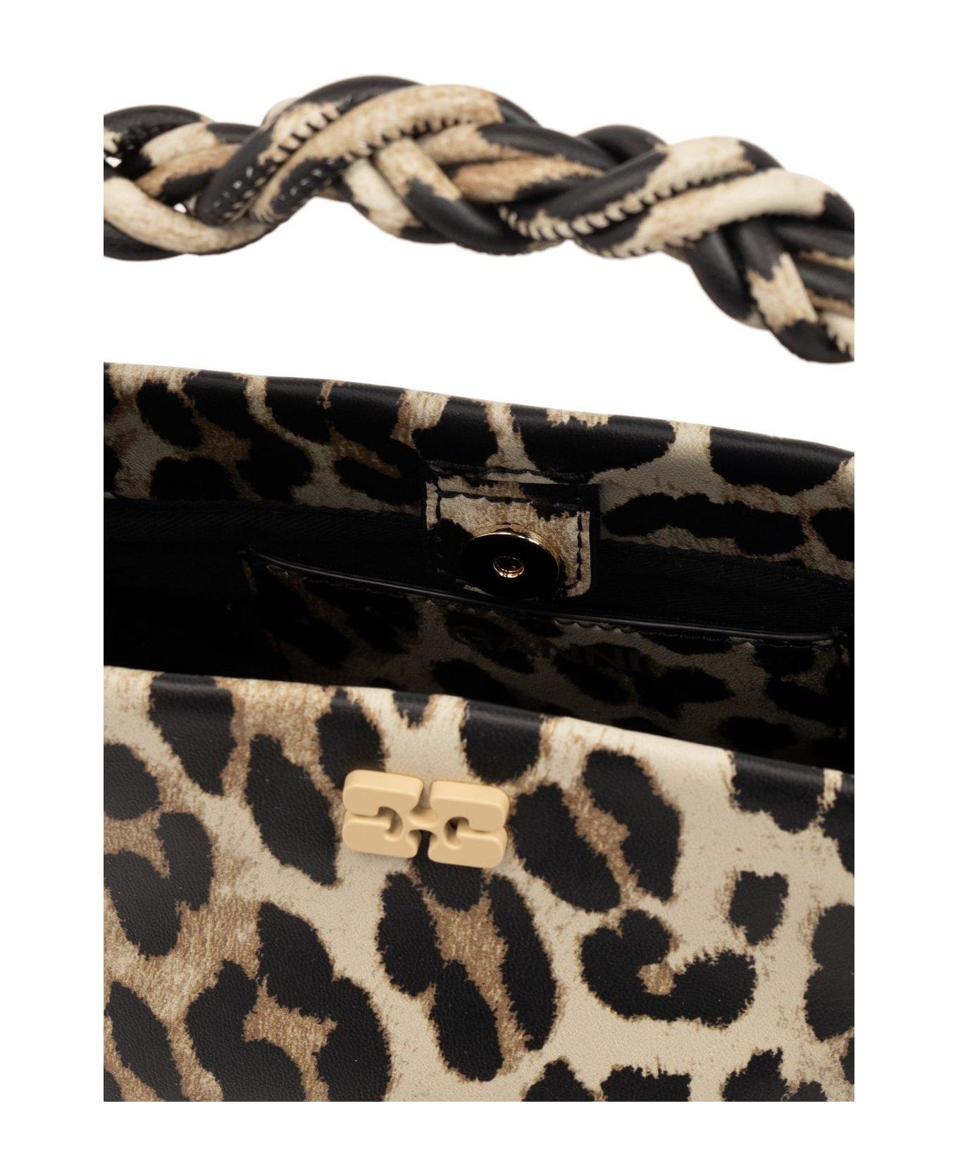 Ganni Mini Bou Handbag - Brown