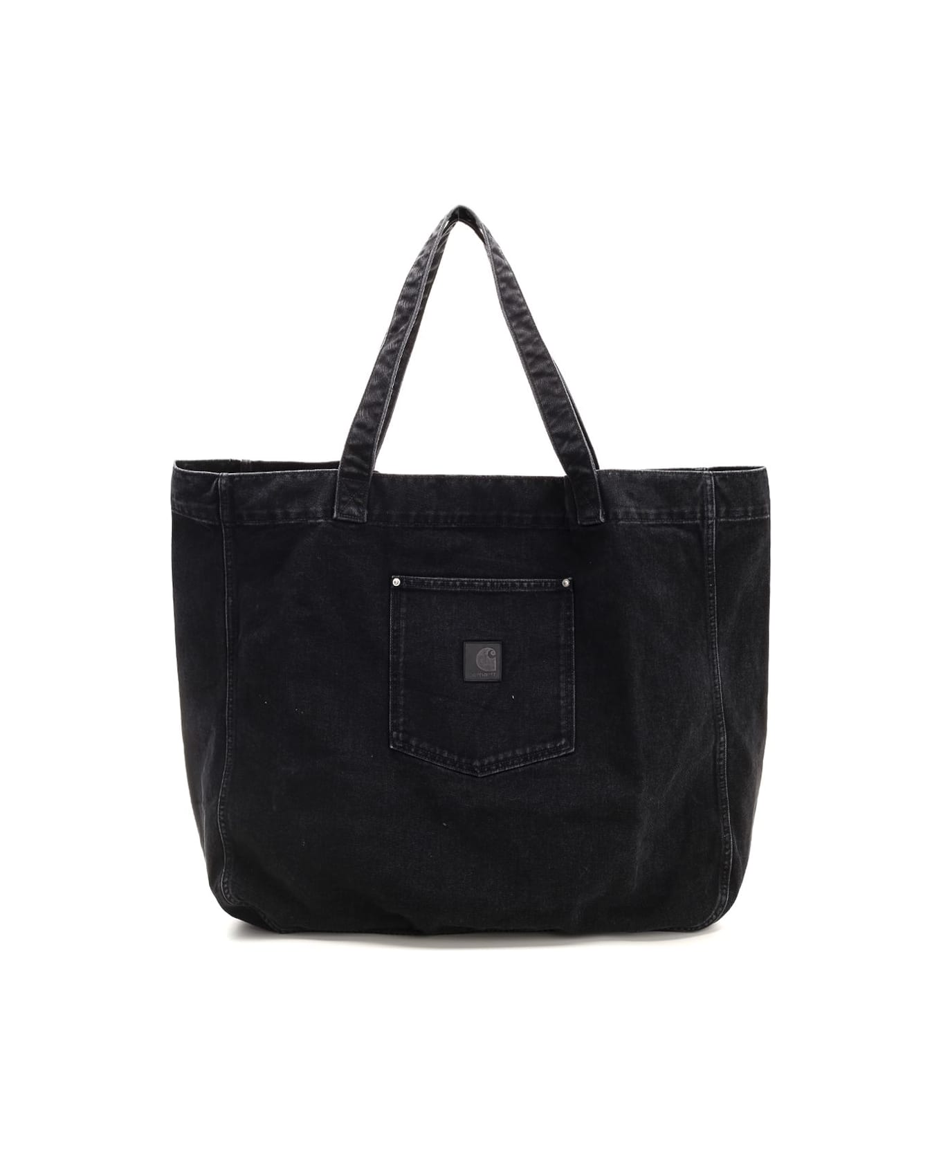 Carhartt Stone Washed 'rivet' Denim Bag - Black