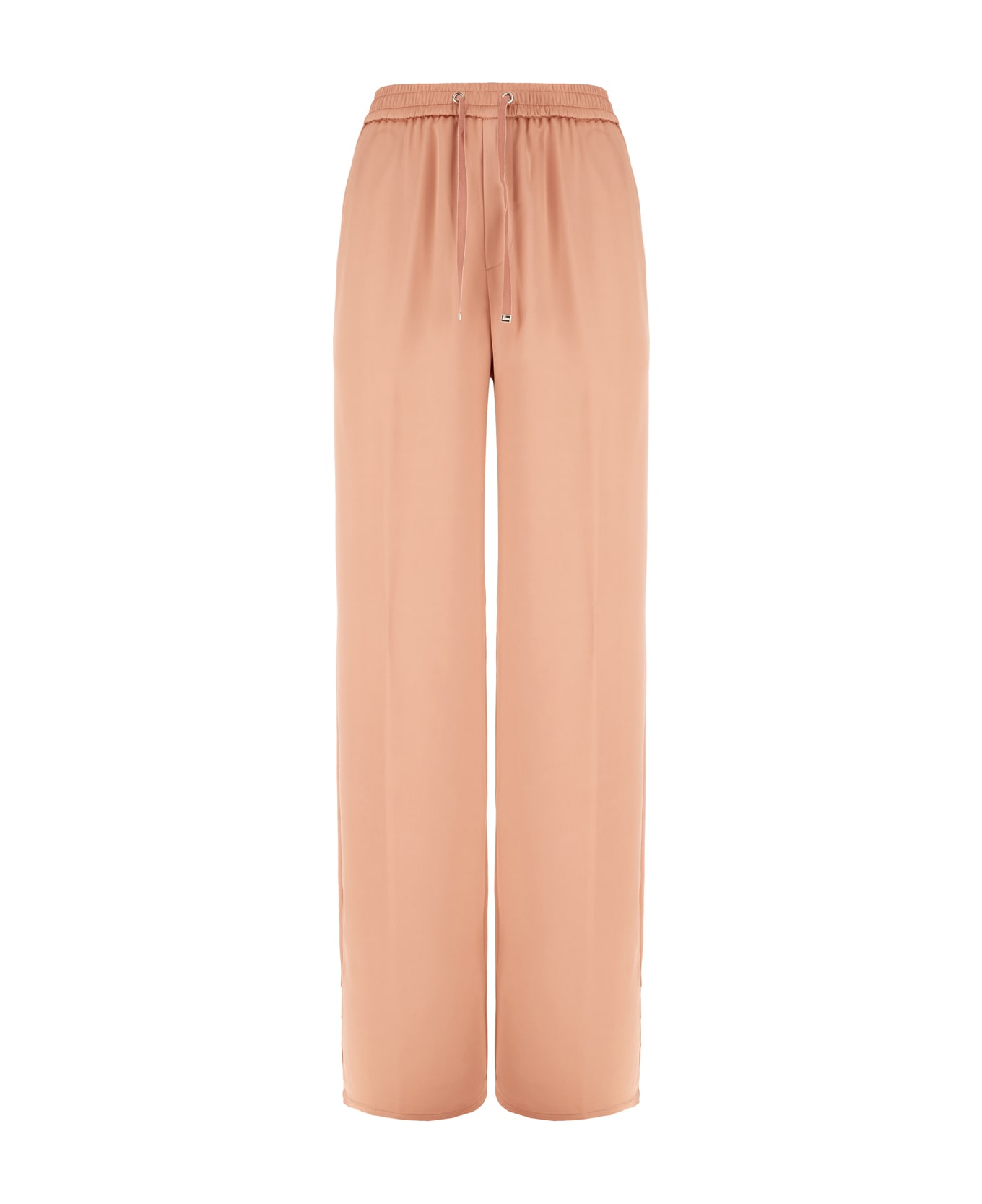 Herno Pink Polyester Pants - ROSA SCURO