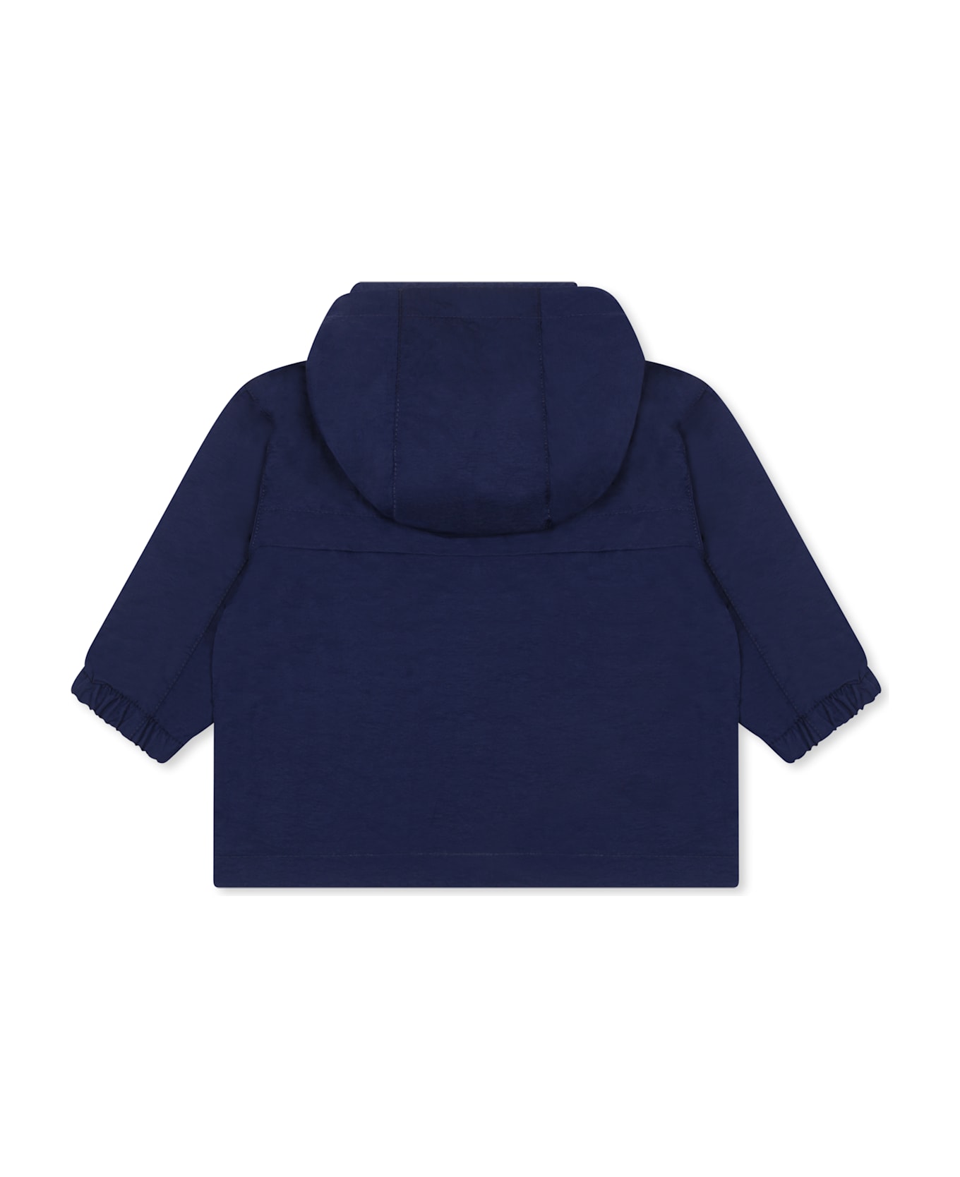Timberland Blue Windbreaker Jacket For Baby Boy With Tree - Blue
