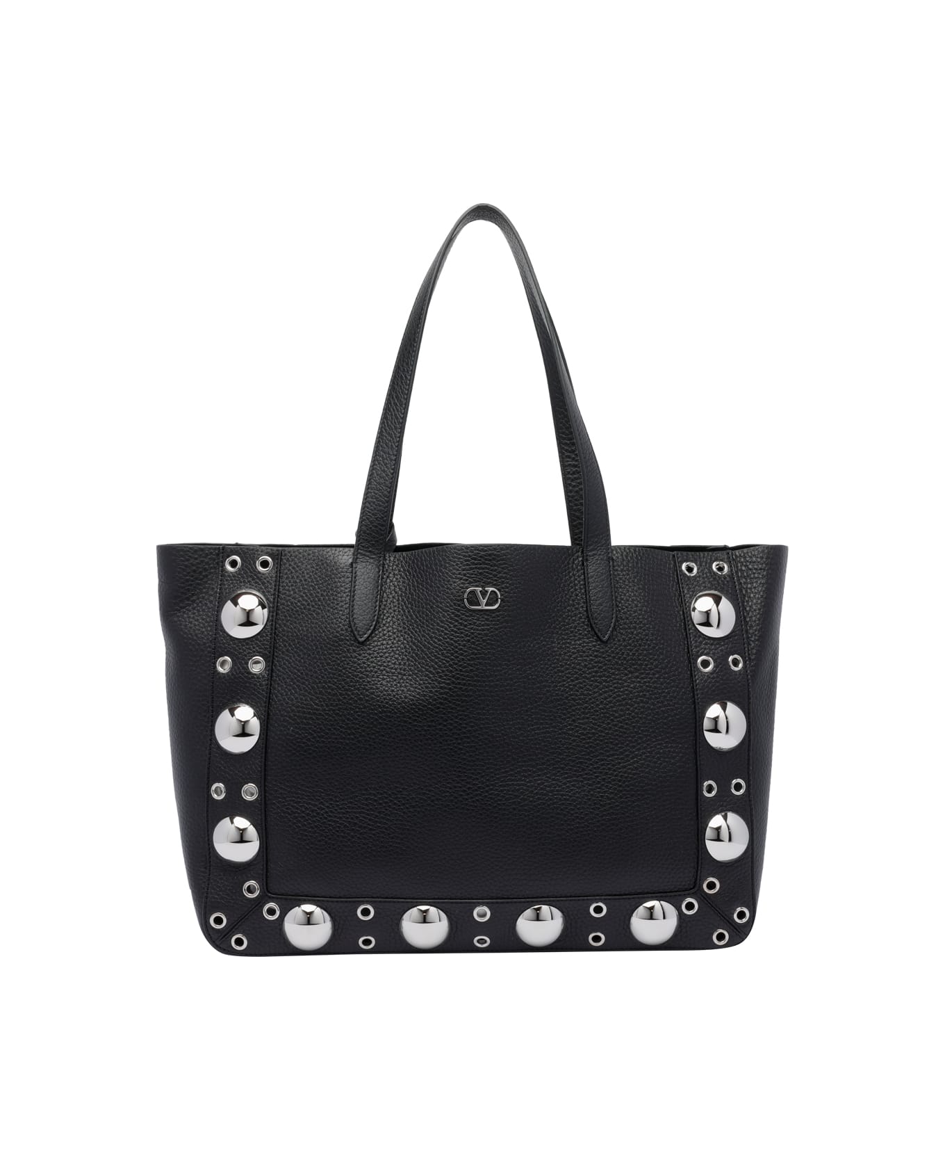 Valentino Garavani Medium Nellcote Shopping Bag - Black