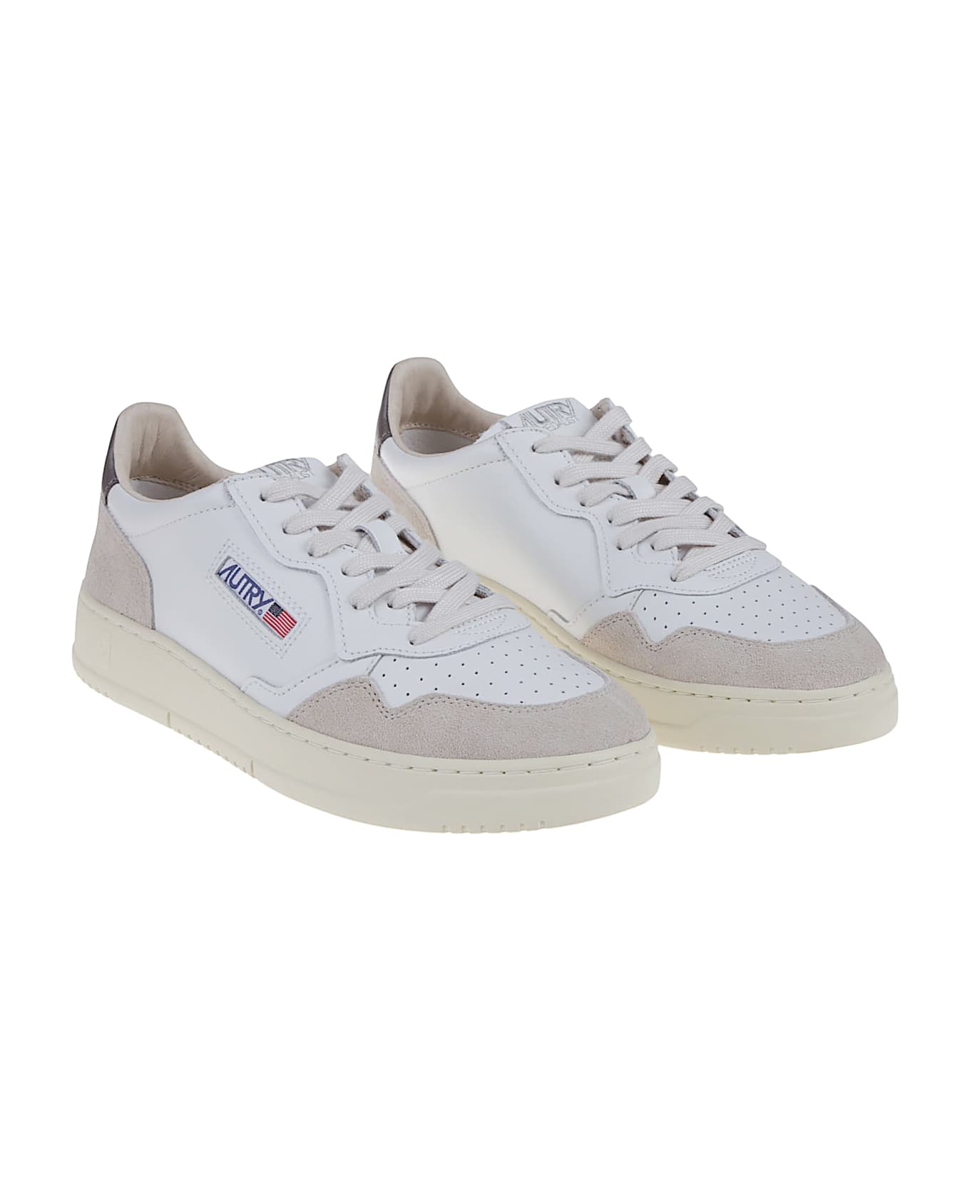 Autry Medalist Low Sneakers - White/morel