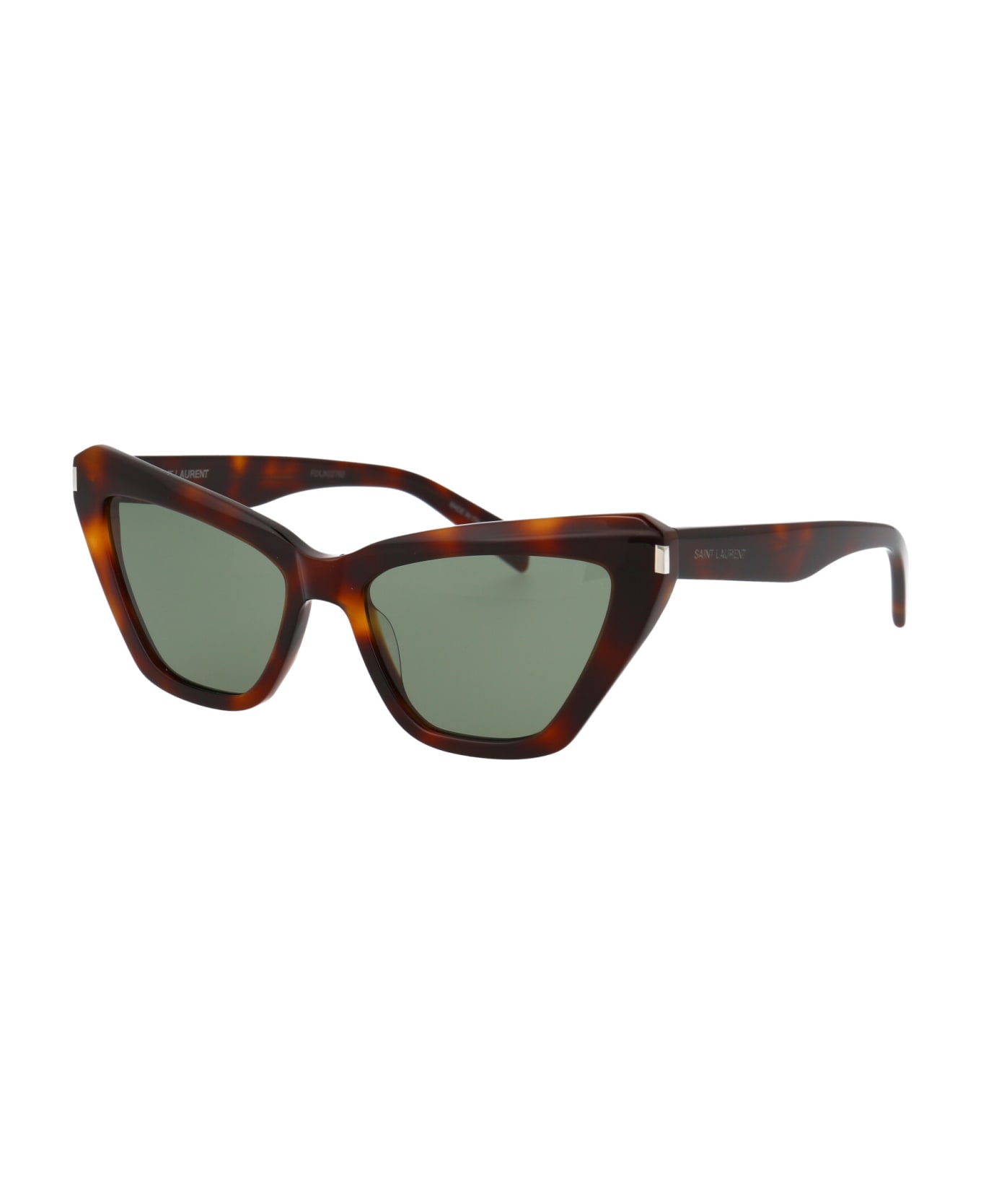Saint Laurent Eyewear Sl 466 Sunglasses - 002 HAVANA HAVANA GREEN