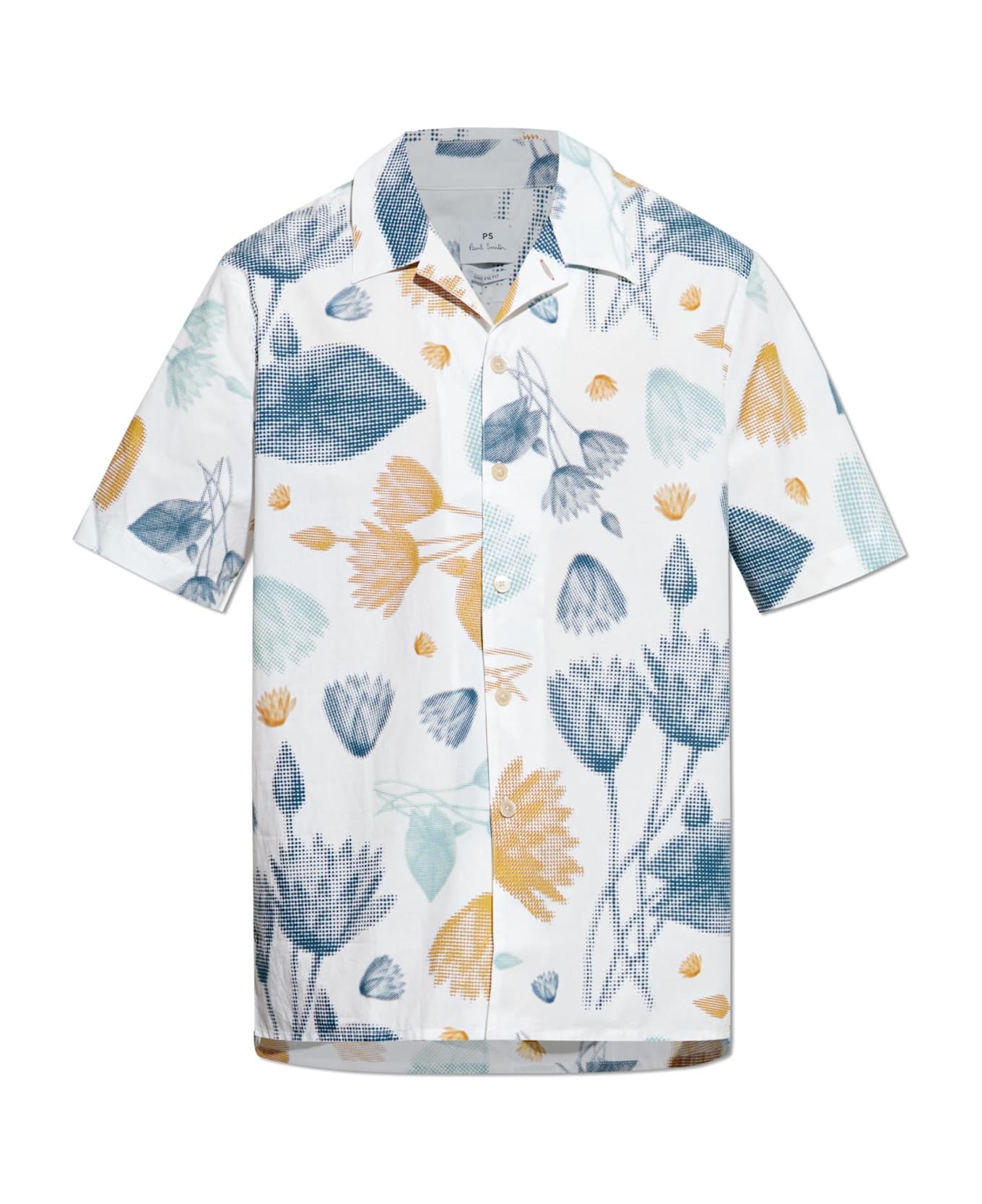 PS by Paul Smith Ps Paul Smith Polo With Patch - Blue