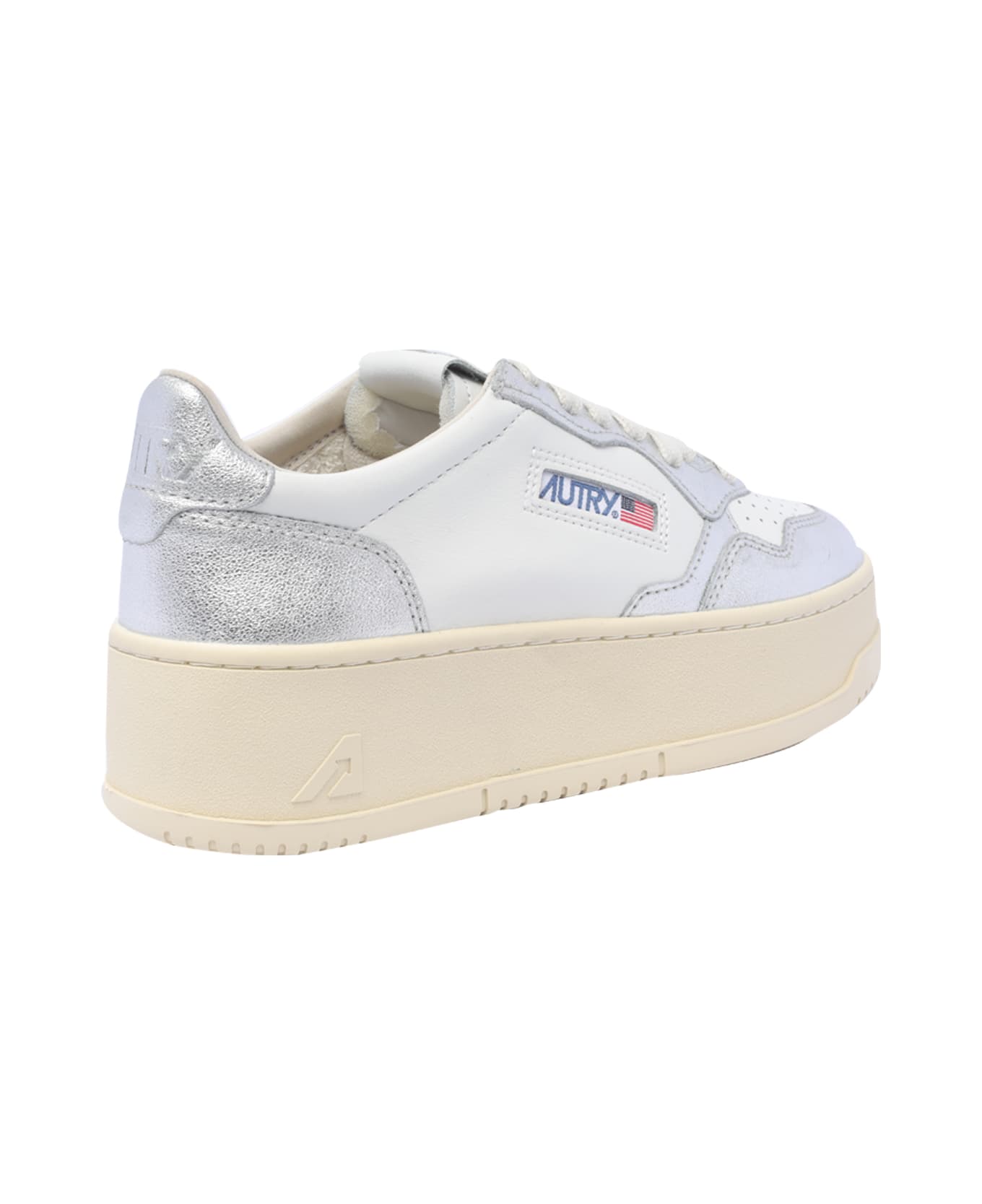 Autry Medalist Platform Sneakers - White