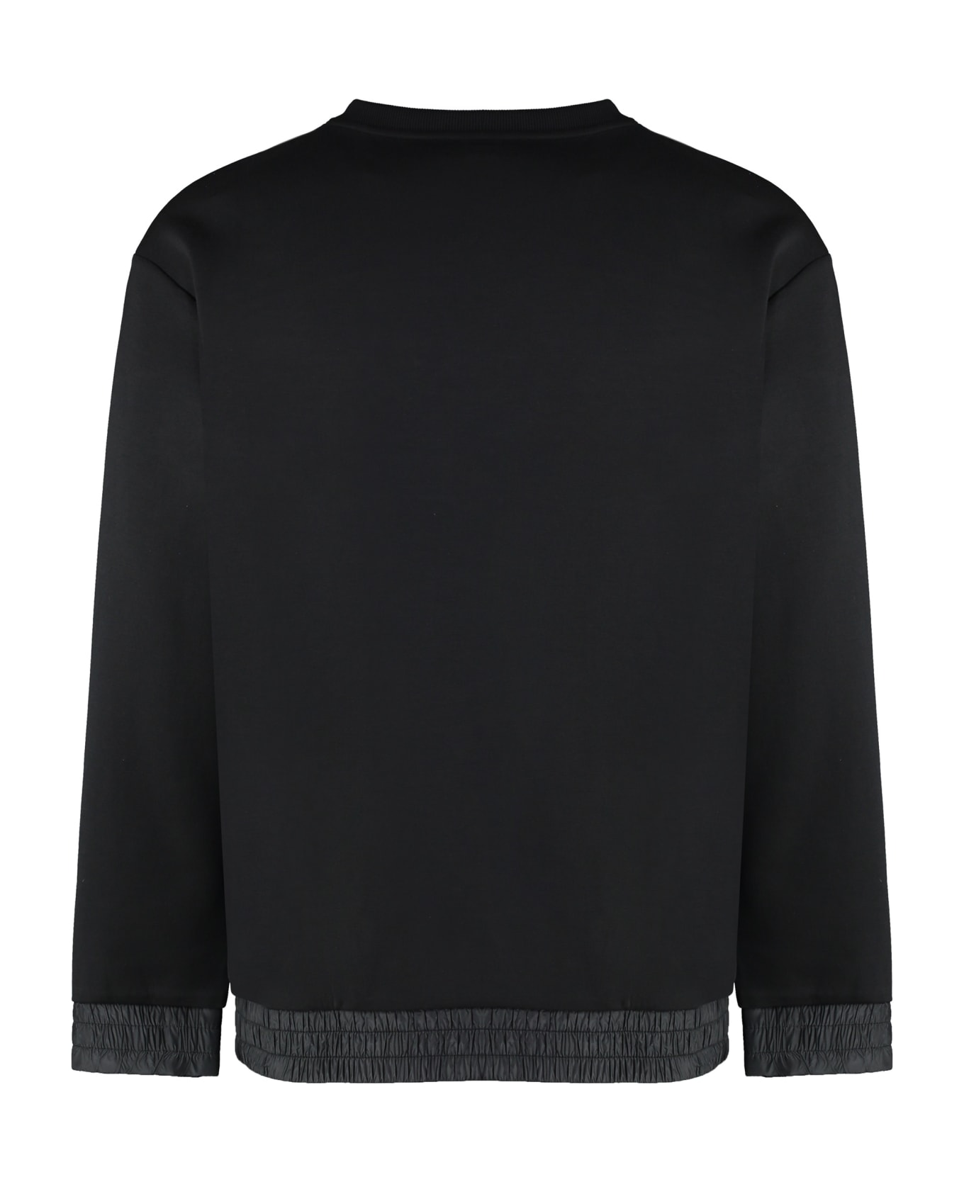 Hugo Boss Cotton Blend Crew-neck Sweatshirt - black