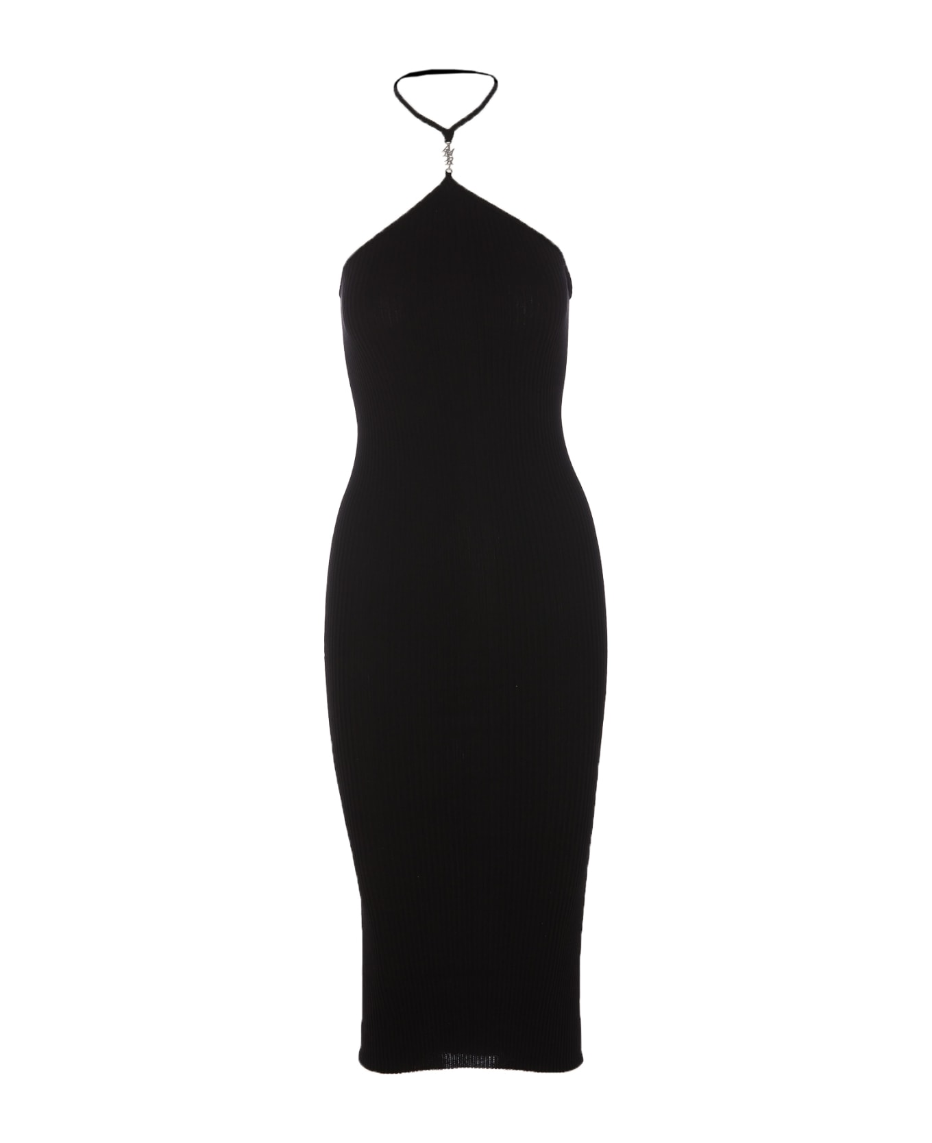 AMIRI Vertical Amiri Midi Dress - Black ワンピース＆ドレス