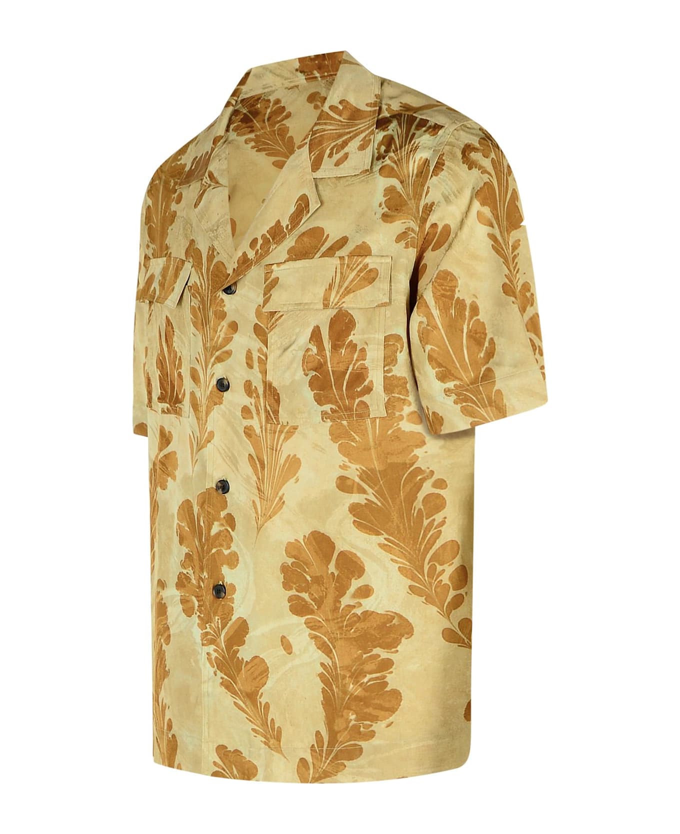 Dries Van Noten 
cameron
 Beige Viscose Shirt - Beige