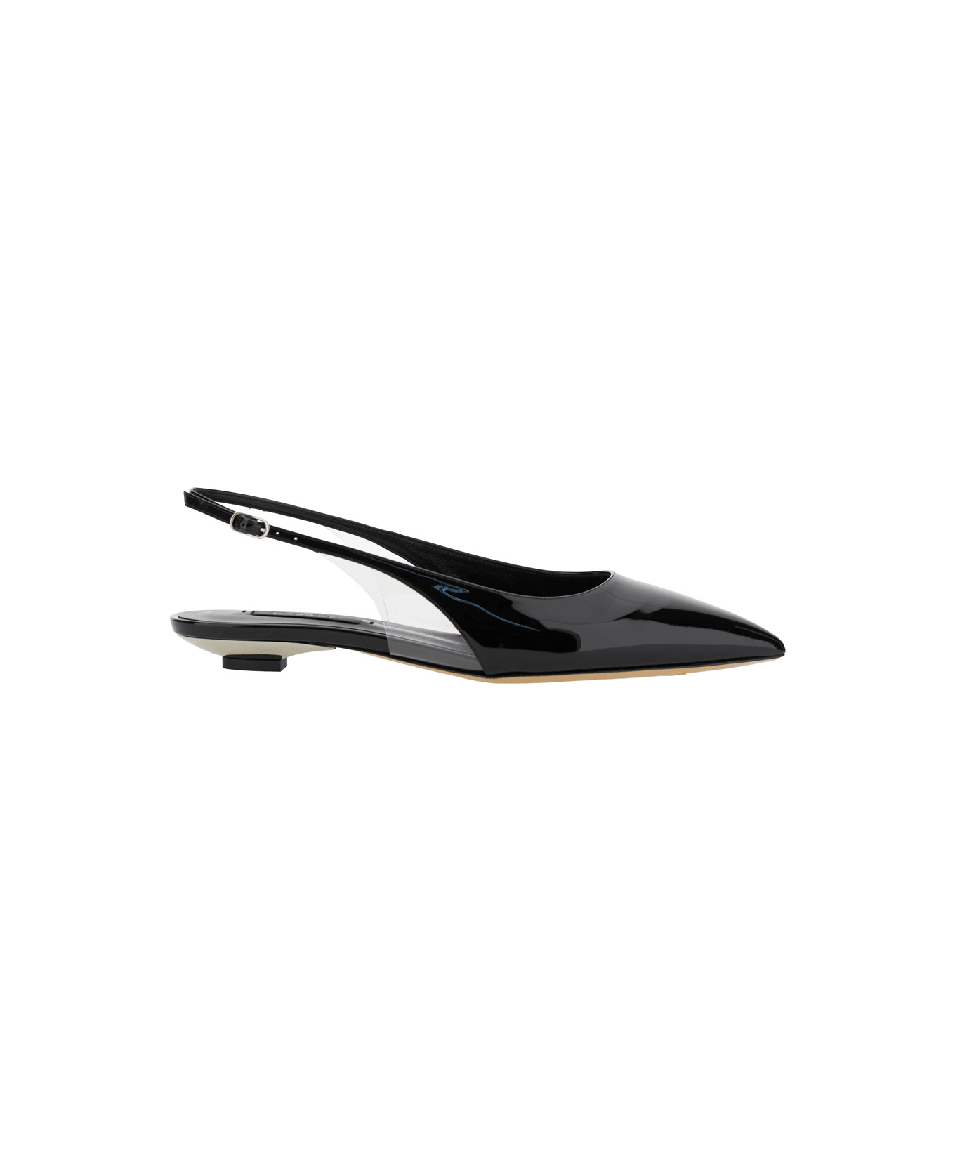 Casadei 
miniblade Tiffany
 Black Slingback Ballet Shoes In Patent Leather Woman - Black
