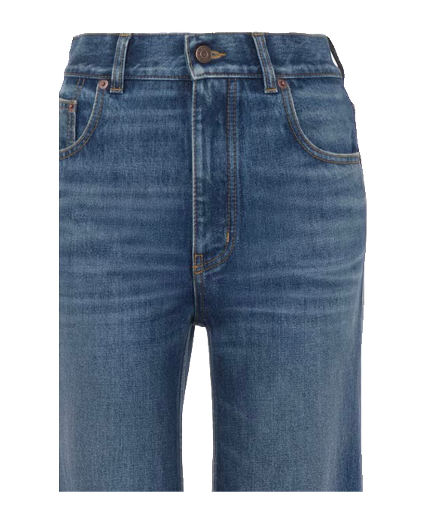 Chloé High-waisted Denim Flare Jeans - Hazy Blue