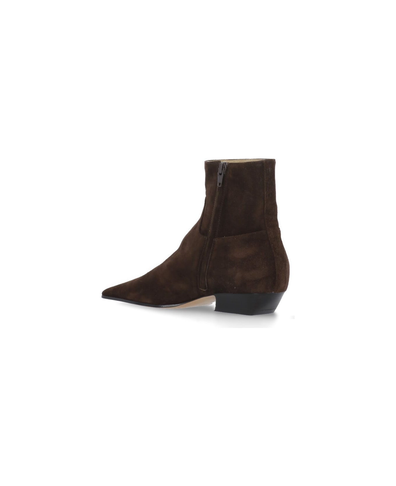 Khaite Pointed Toe Boots - Brown