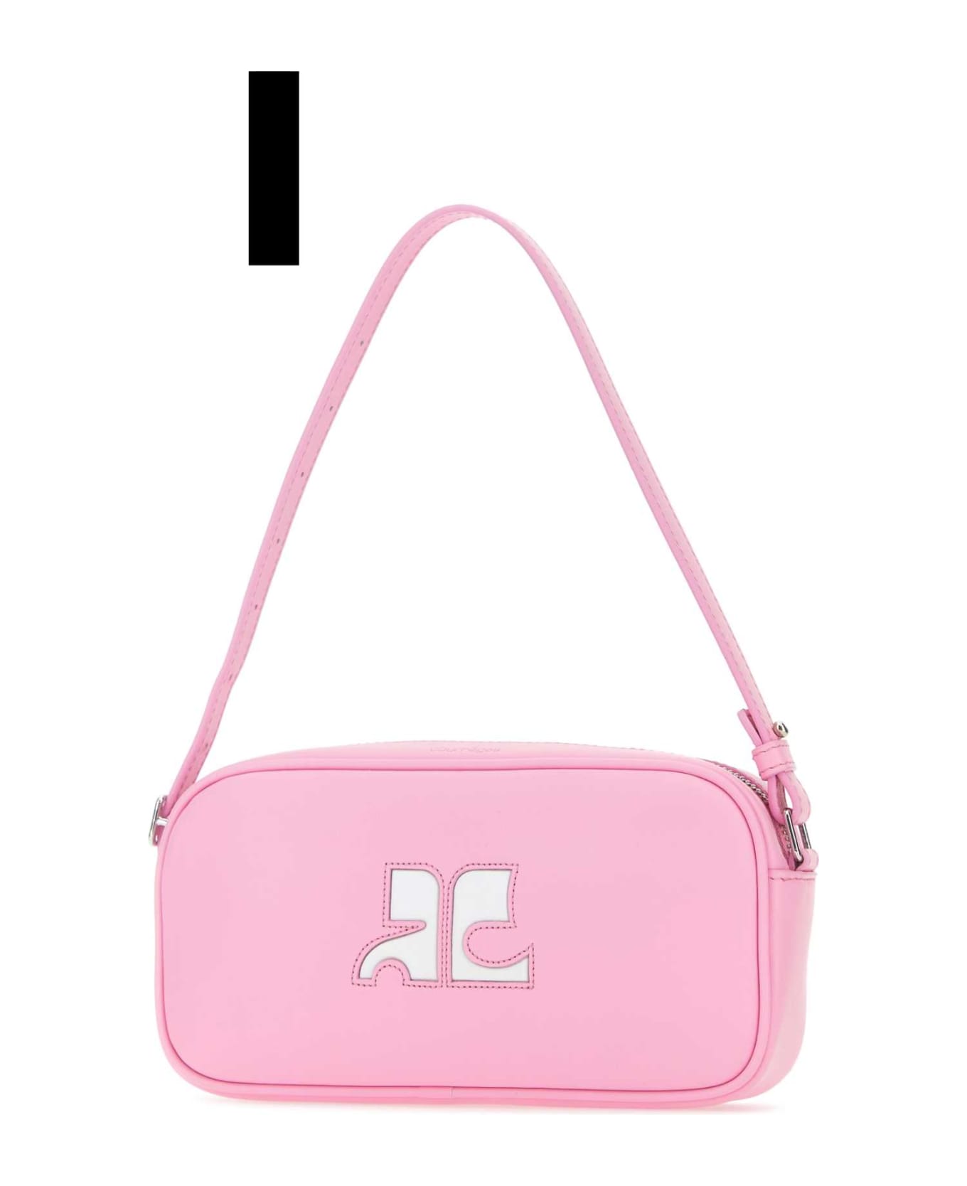 Courrèges Pink Leather Rã©ã©dition Shoulder Bag - CANDYPINK ショルダーバッグ