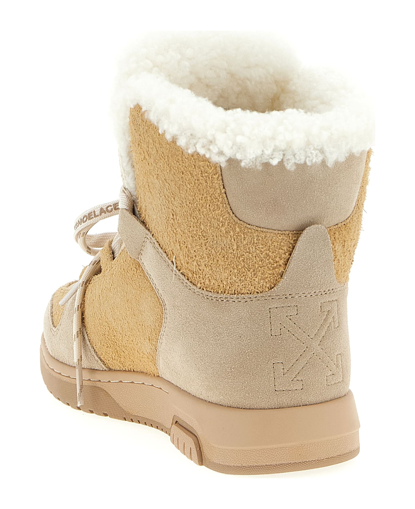 Off-White 'winter' Ankle Boots - Beige