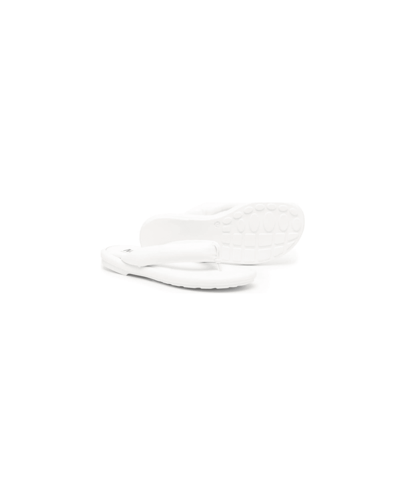 MM6 Maison Margiela Padded Thong Sandals - WHITE
