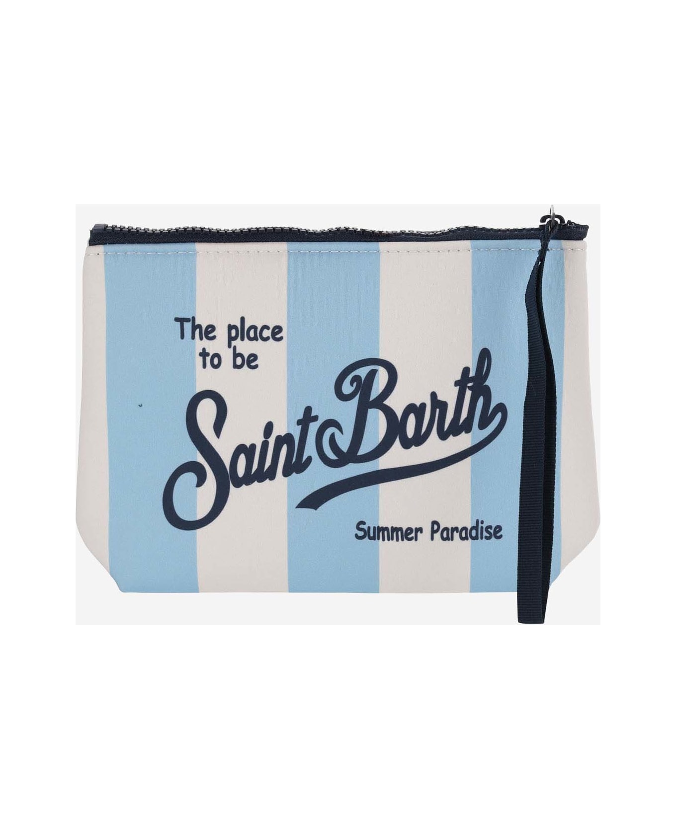 MC2 Saint Barth Scuba Clutch Bag With Striped Pattern - Red クラッチバッグ