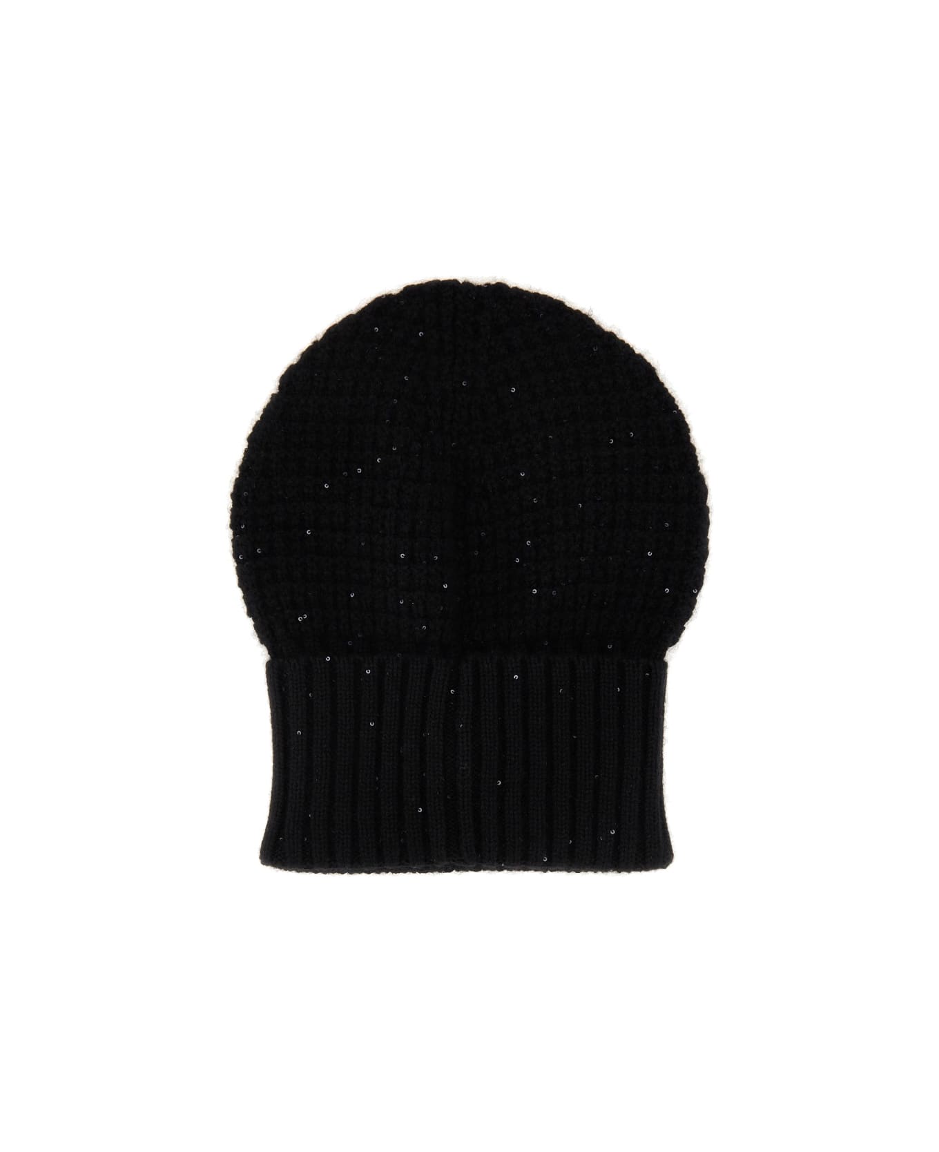Fabiana Filippi Sequined Beanie - BLACK