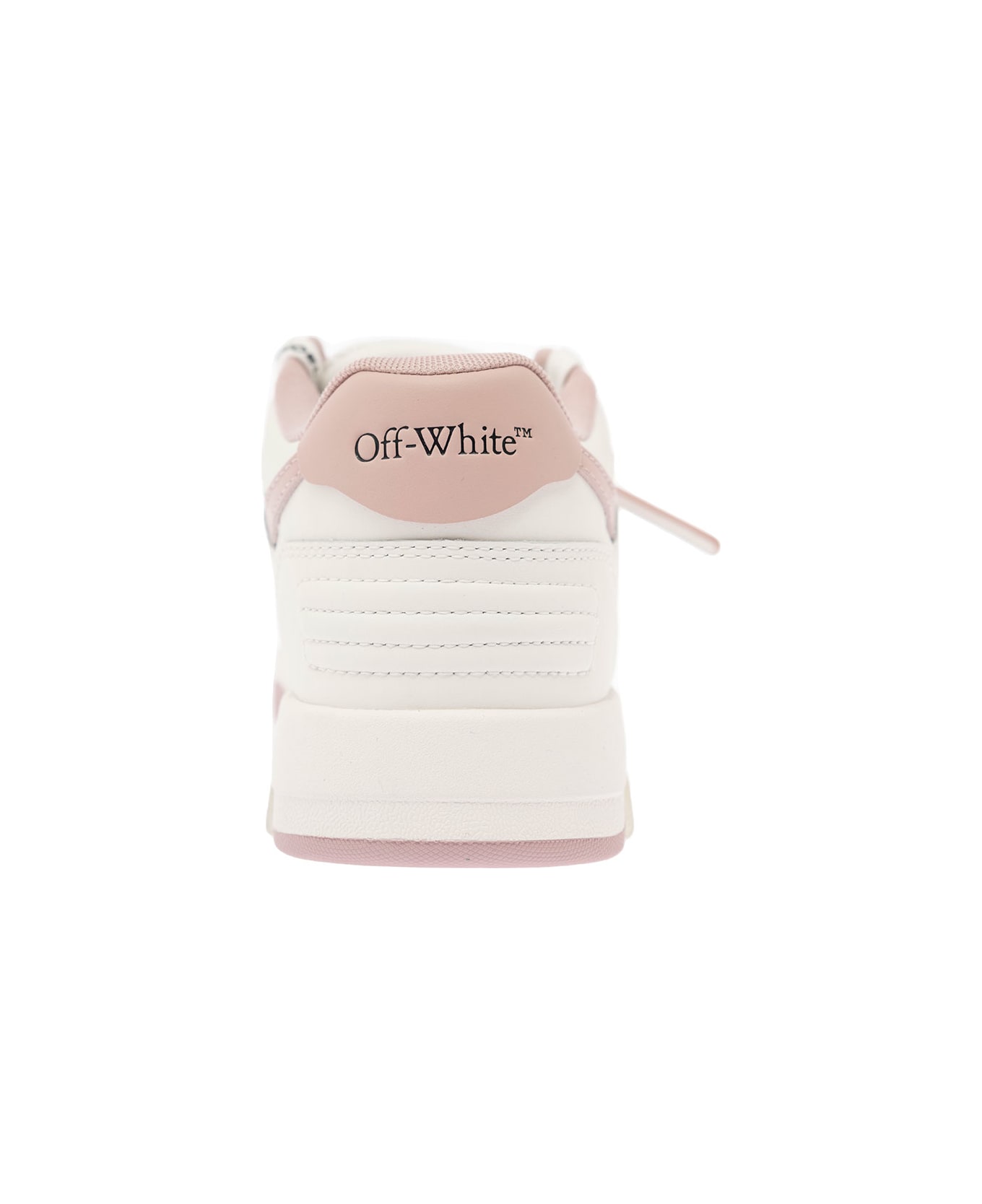 Off-White Out Of Office Calf Leather White Pink - Pink