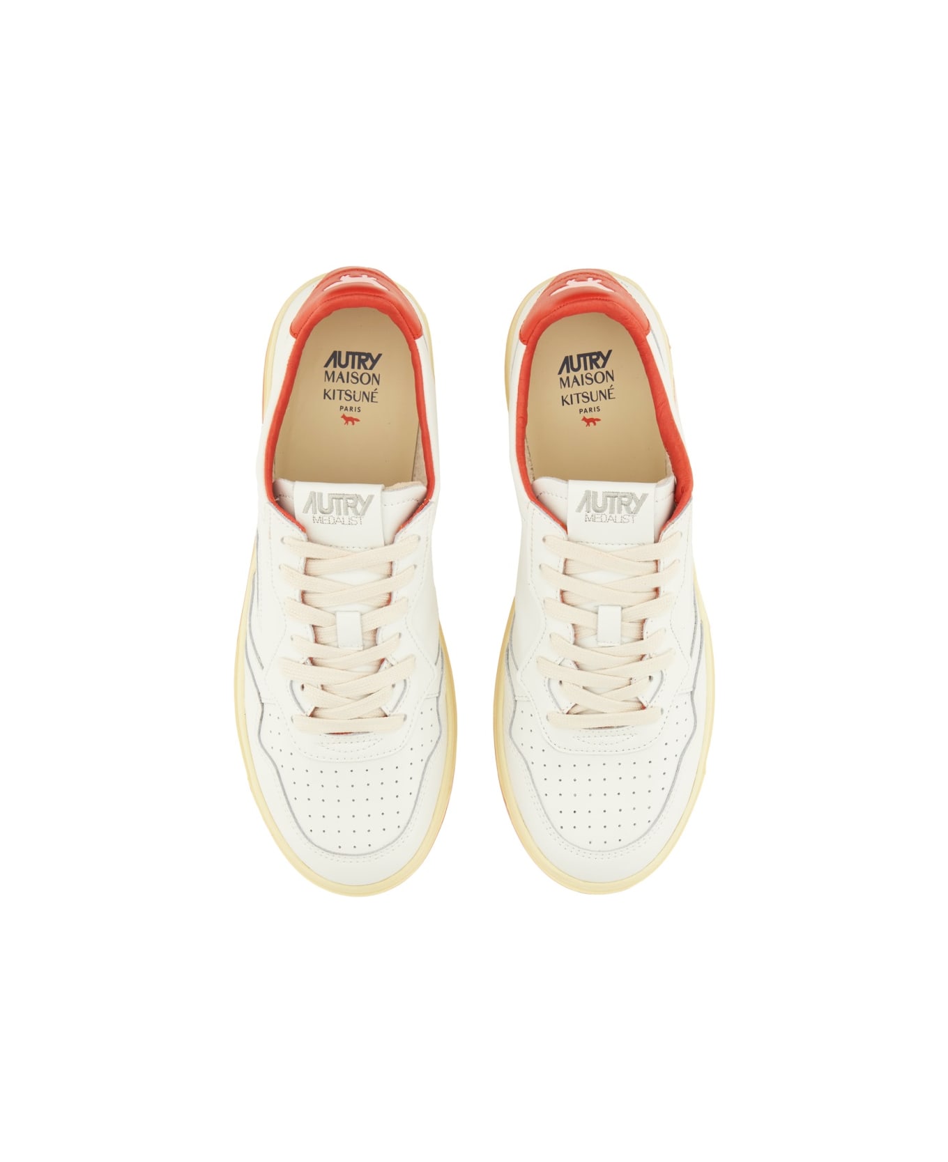 Autry "medalist Low" Sneaker - WHITE