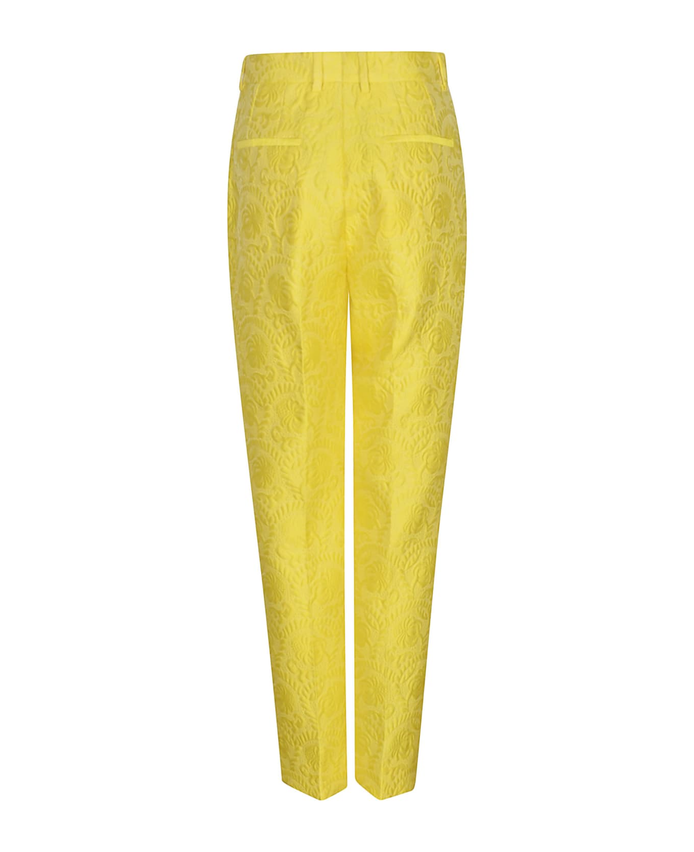 Dolce & Gabbana Buttoned Classic Trousers - yellow