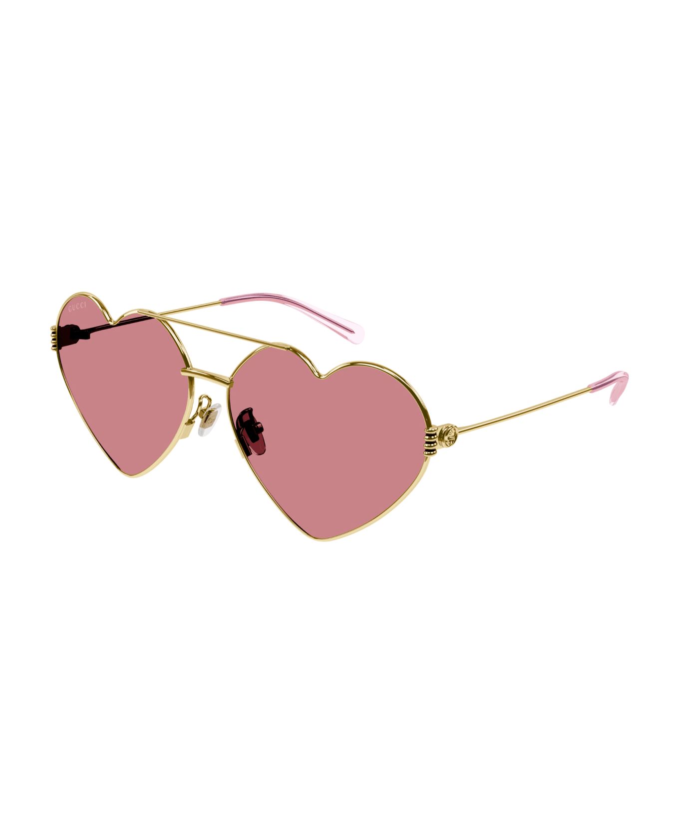 Gucci Eyewear GG1283S Sunglasses - Gold Gold Red