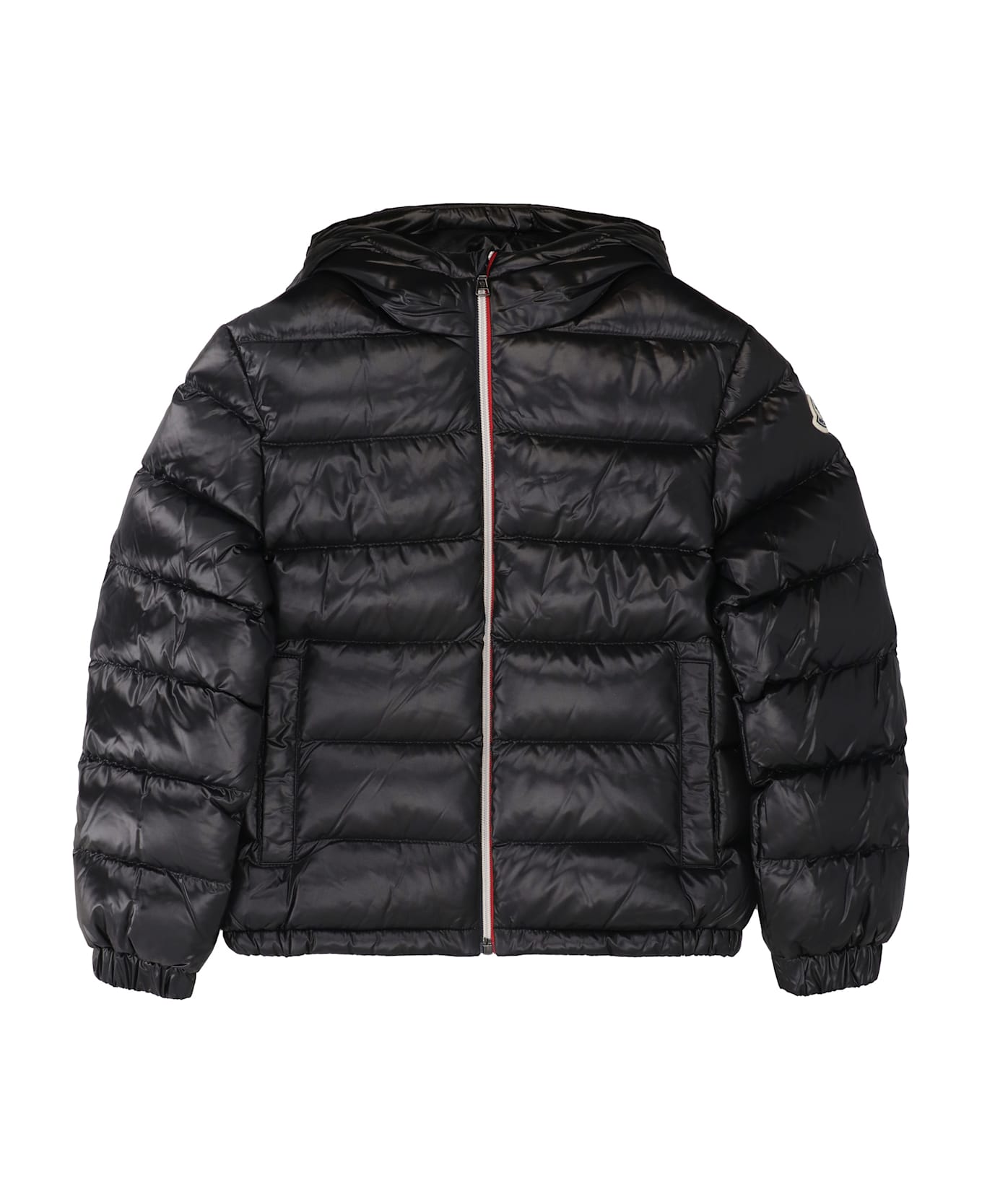 Moncler New Aubert Hooded Nylon Down Jacket - black
