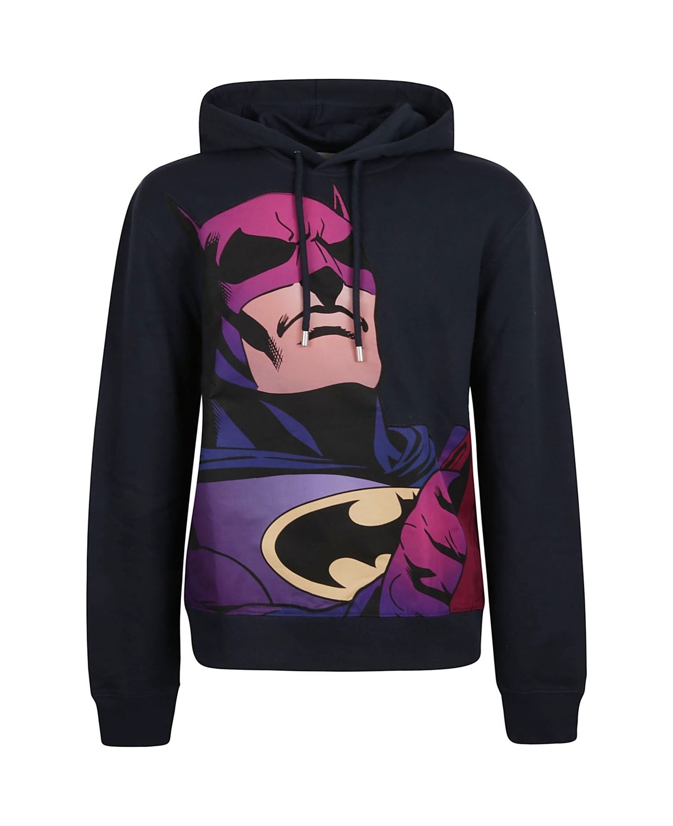 Lanvin Printed Hooded Sweatshirt - Blue