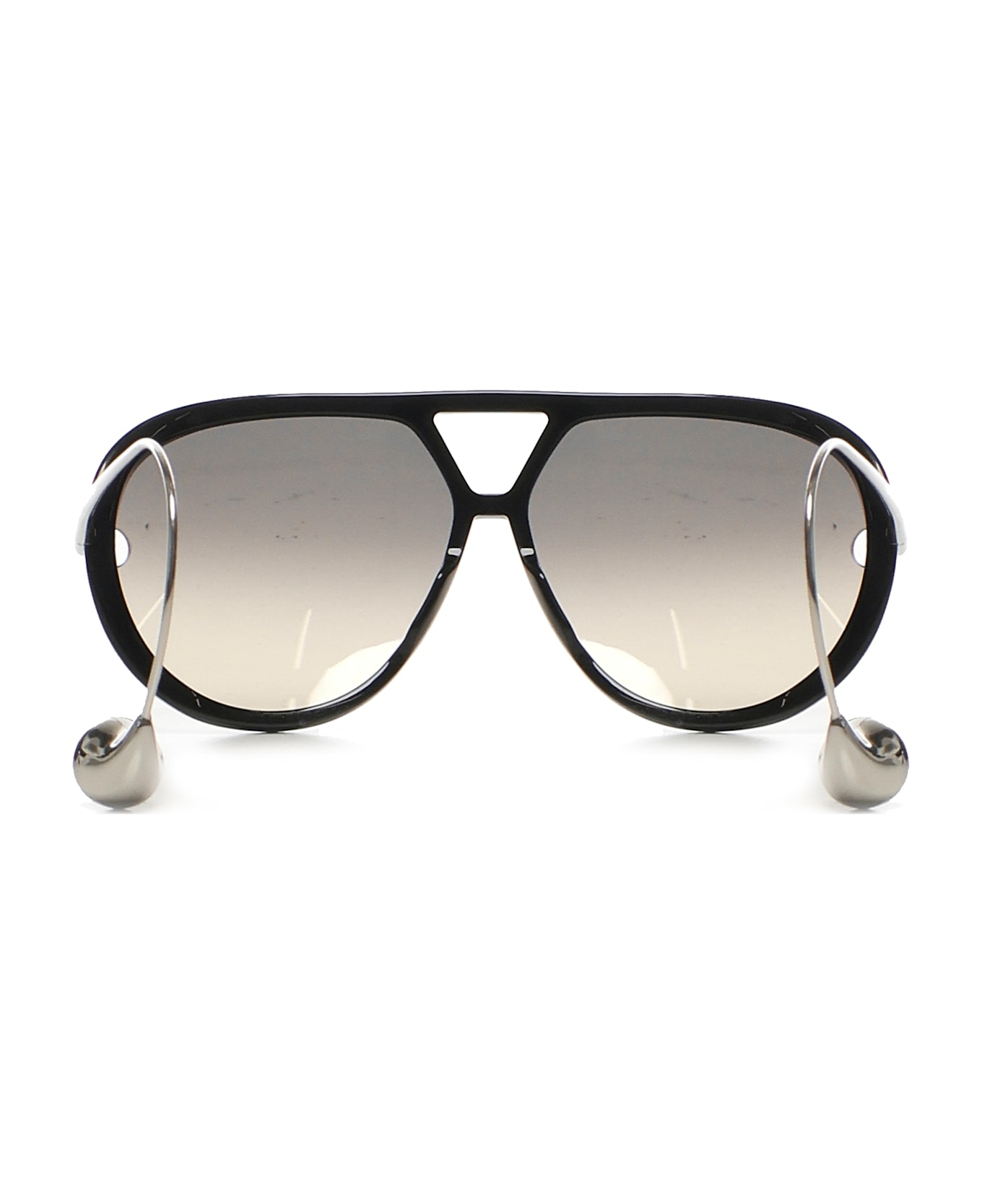 Bottega Veneta Drop Aviator Glasses - BLACK