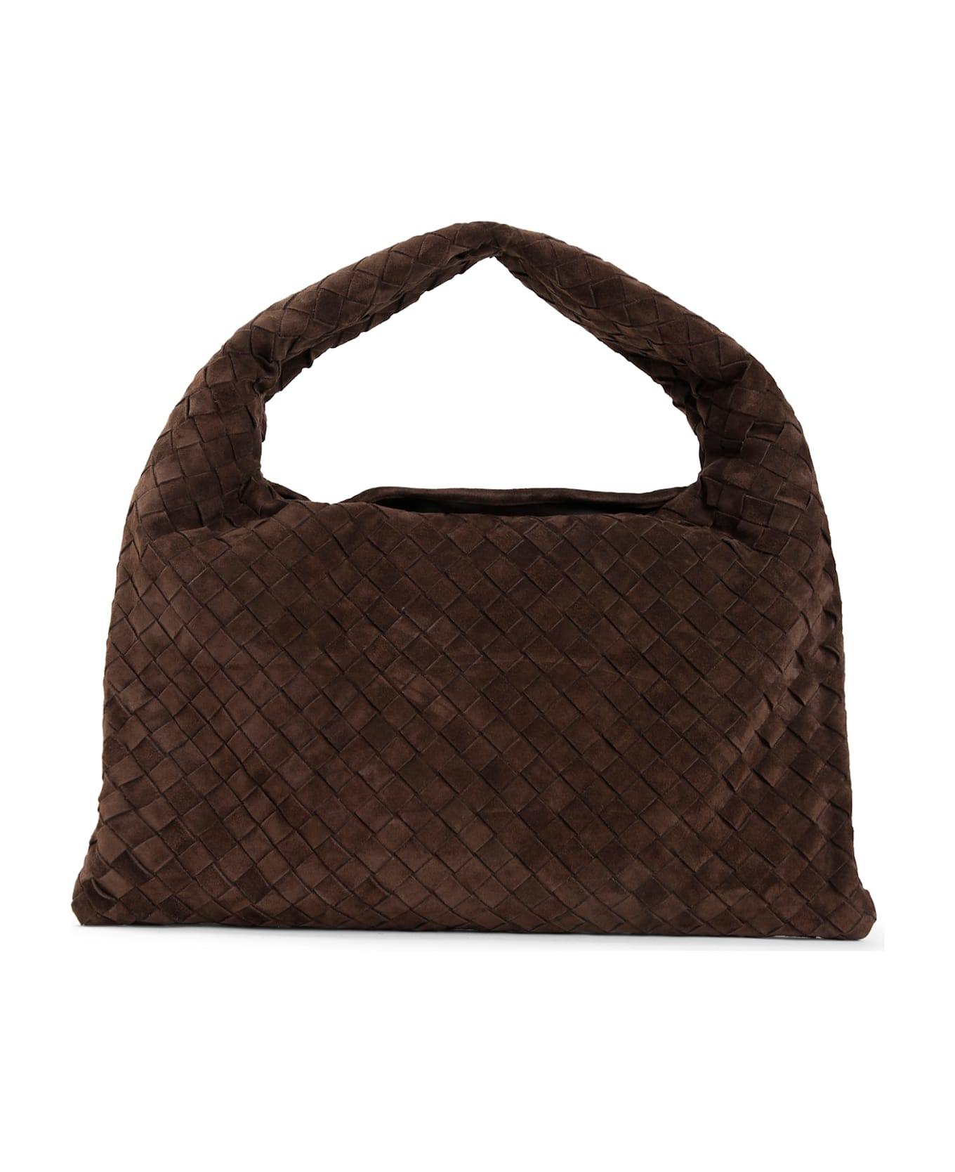 Bottega Veneta Small Hop Hobo Suede Shoulder Bag - Fondant Brass