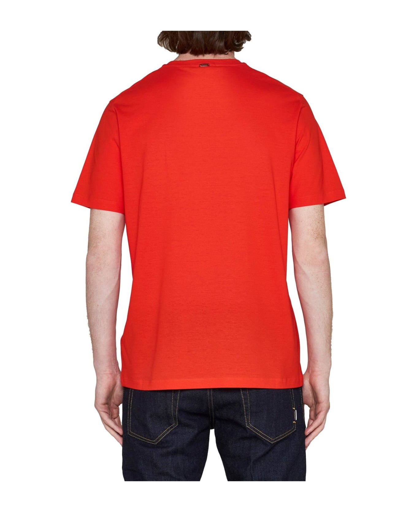 Herno Tshirt Crepe - Orange