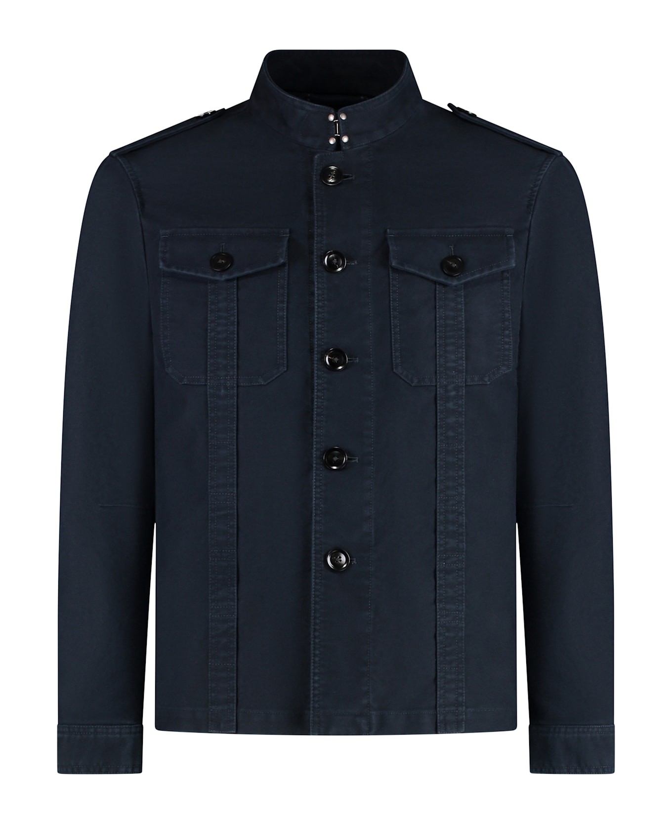 Tom Ford Buttoned Jacket - blue
