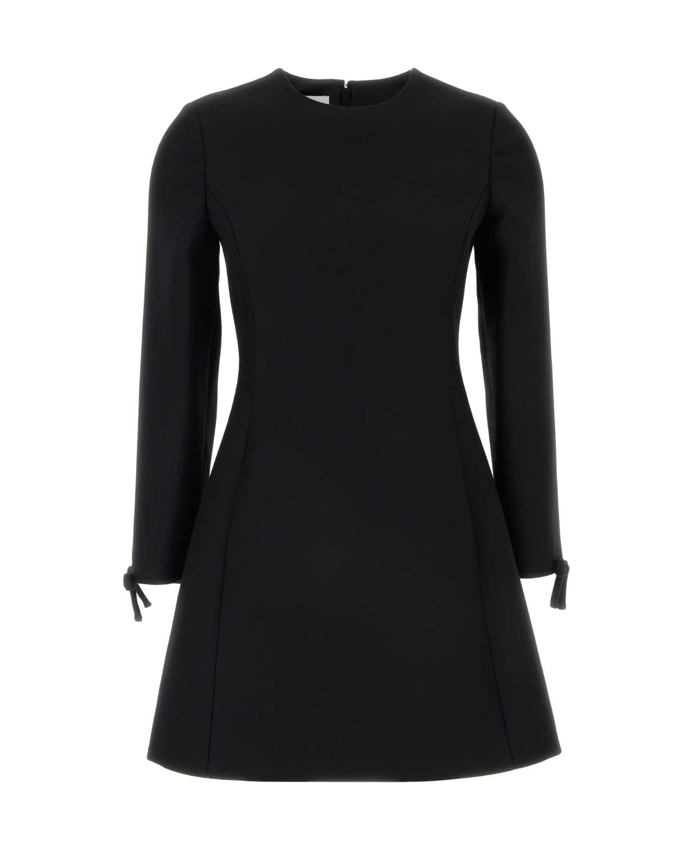 Valentino Garavani Dress | Solid | Crepe Cou - NERO