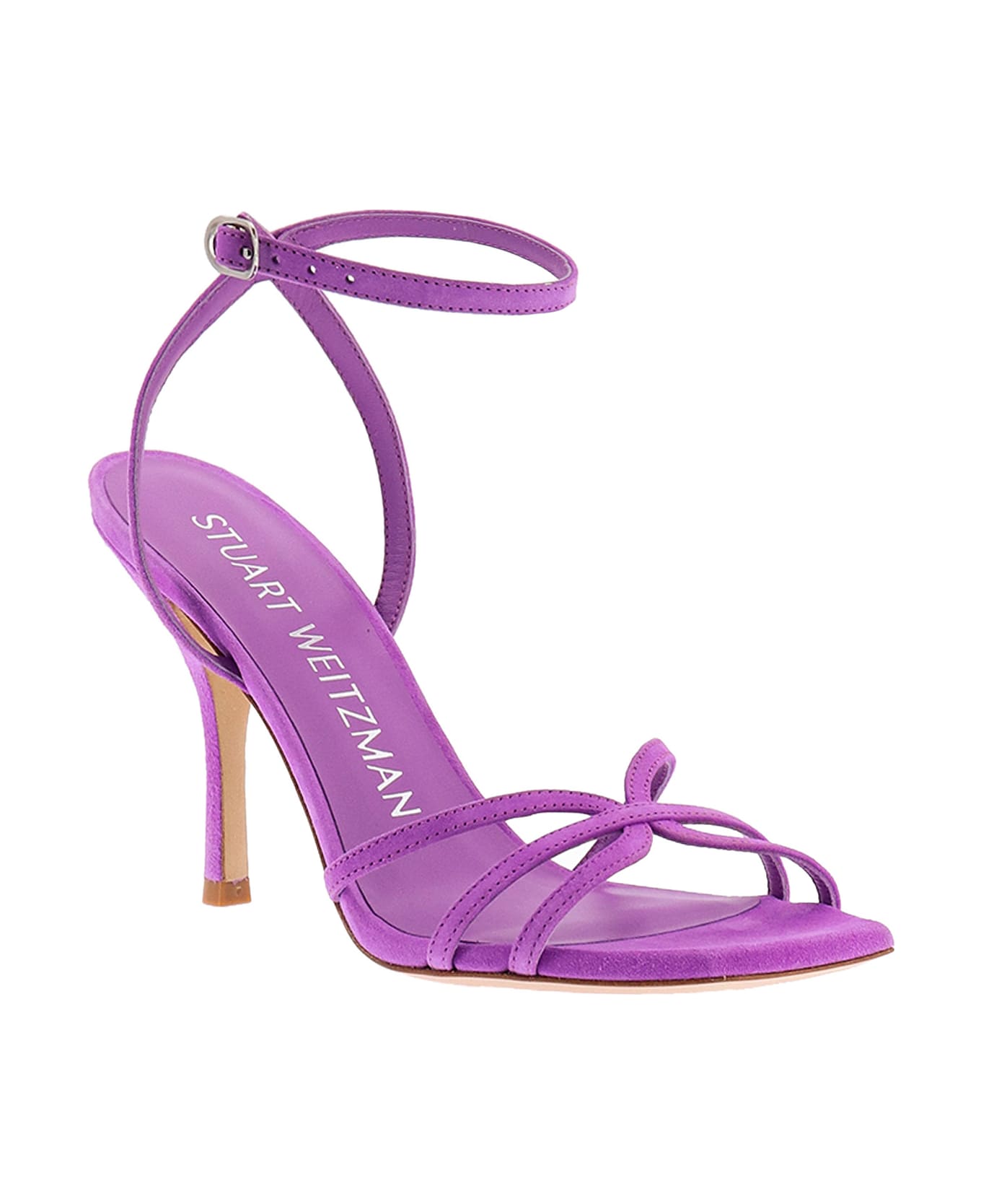 Stuart Weitzman Barelythere 100 Sandals - Purple
