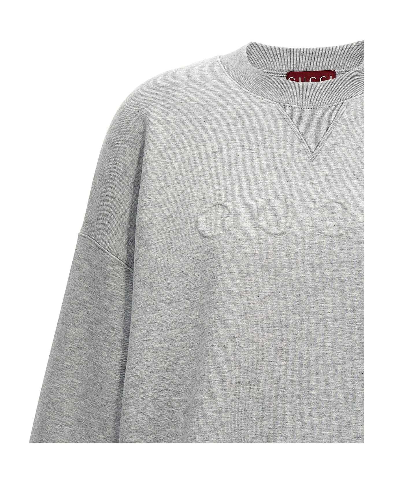 Gucci Embossed Logo Sweatshirt - Gray