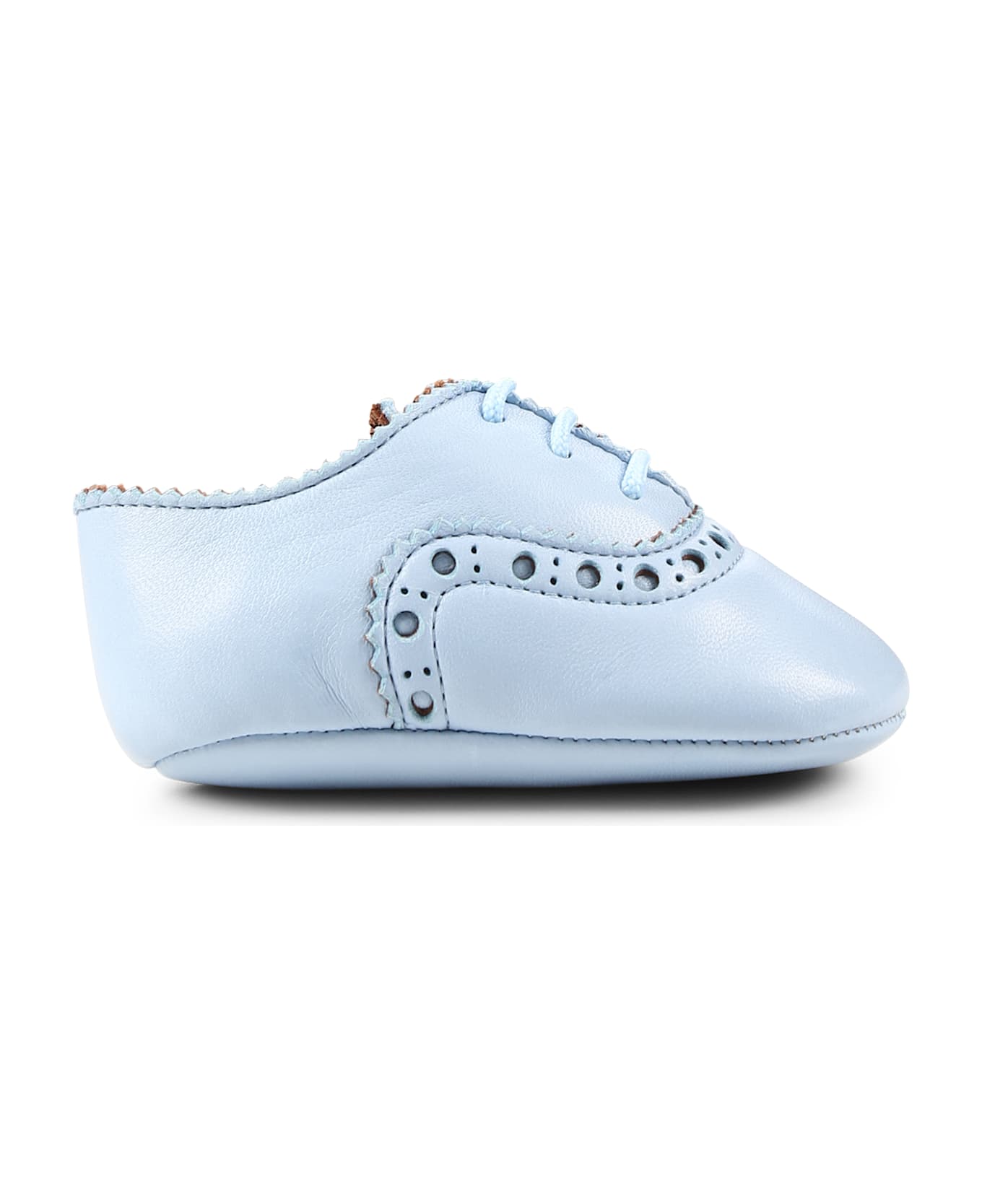 Pèpè Stringate Celesti Per Neonato - Light Blue シューズ