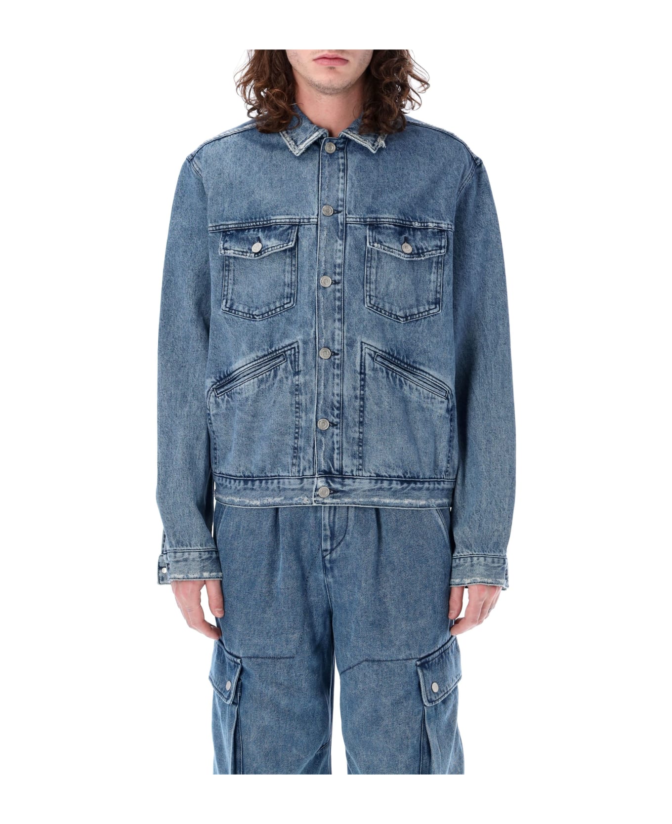 Isabel Marant Jango Denim Jacket - BLUE ブレザー