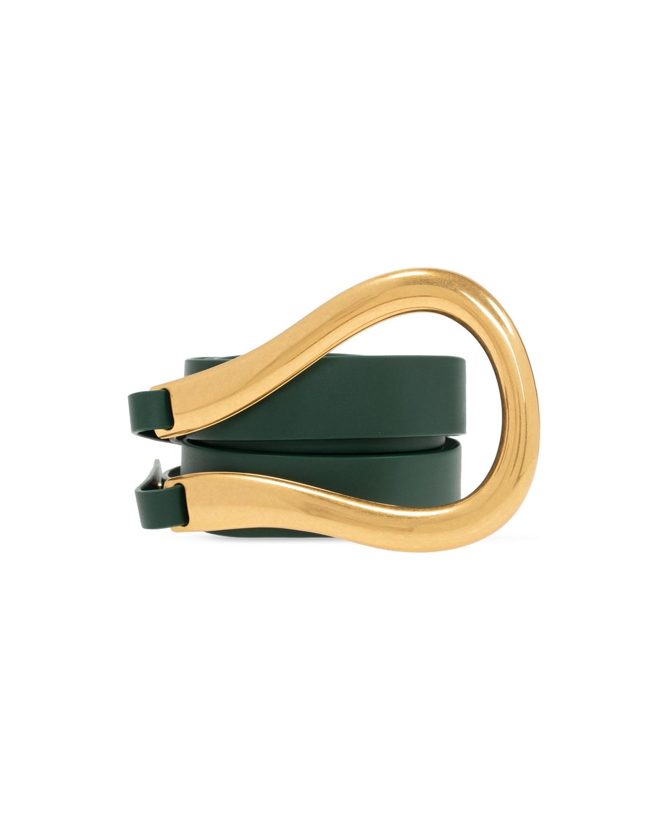 Bottega Veneta Leather Belt - RAINTREE GOLD