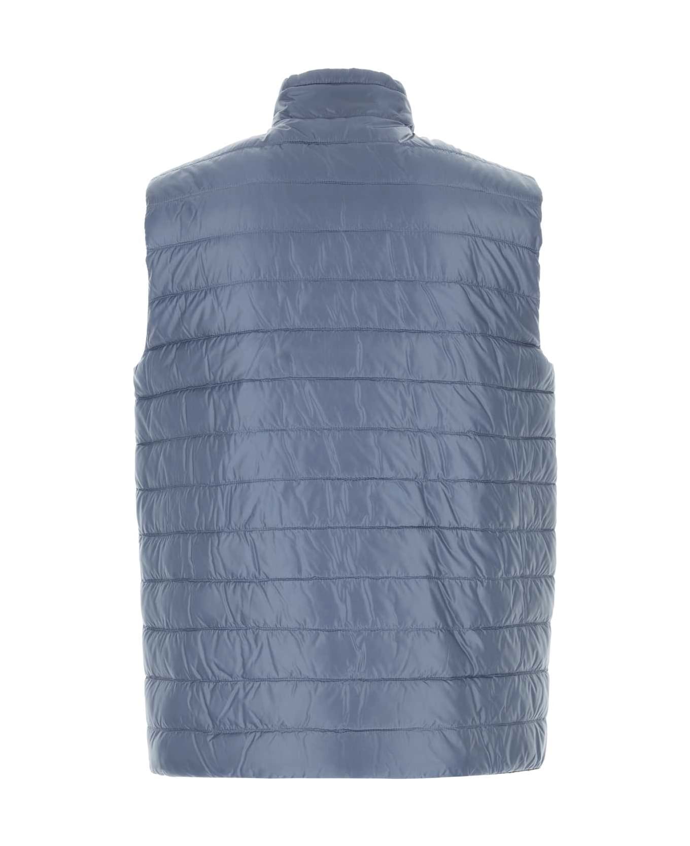 Herno Air Force Blue Nylon Reversible Jacket - AZZURRO