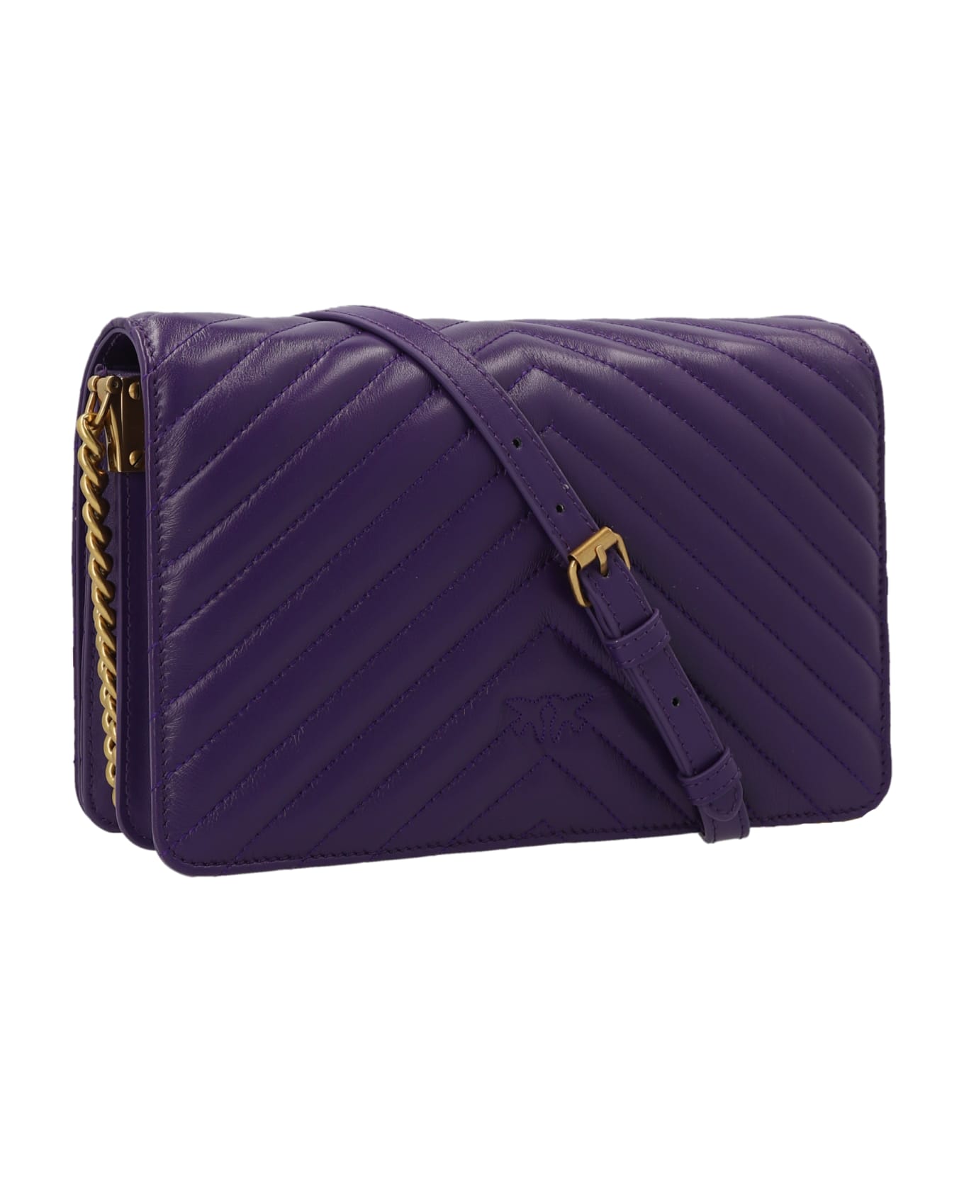 PINKO 103610A0F1C50Q 関税送料込 Small smooth leather wallet with logo PINKO → Shop Online