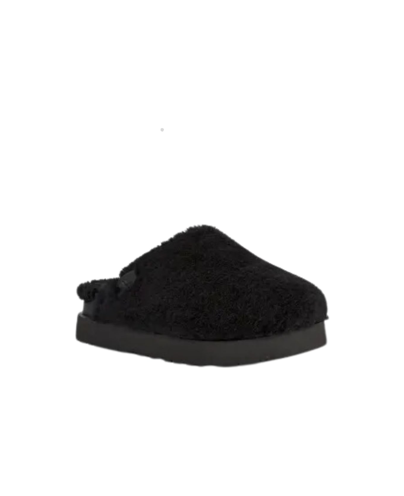 UGG W Fuzz Sugar Slide Shoes - Blk Black サンダル