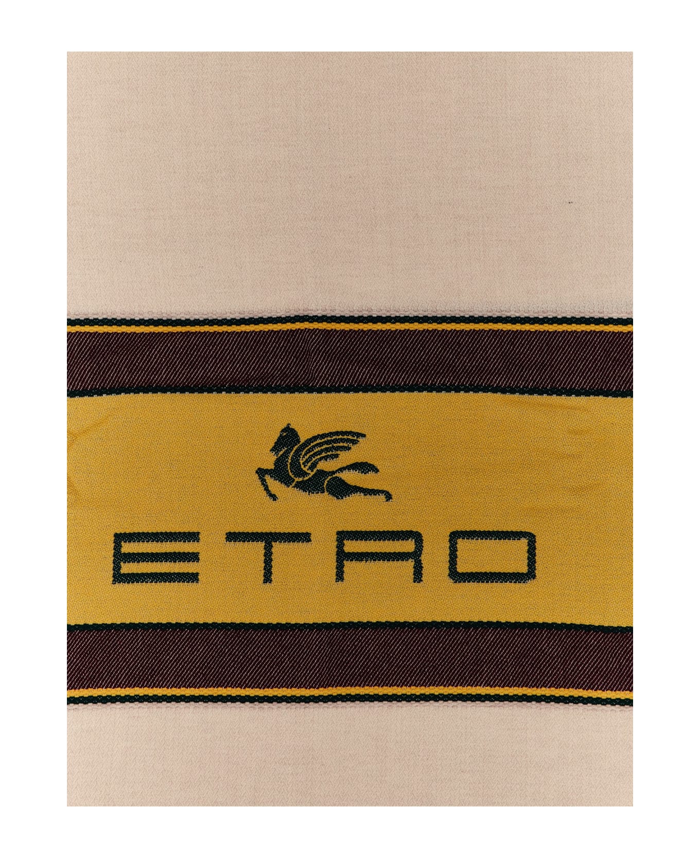Etro 'senecio' Plaid - Beige ブランケット