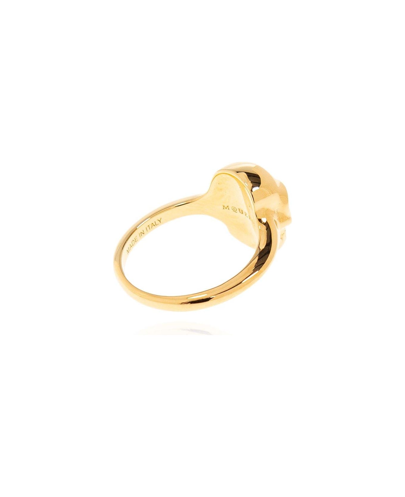 Alexander McQueen Skull Ring - Golden