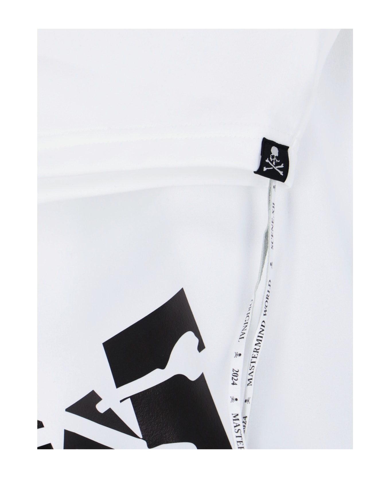 MASTERMIND WORLD "raglan" Logo T-shirt - White
