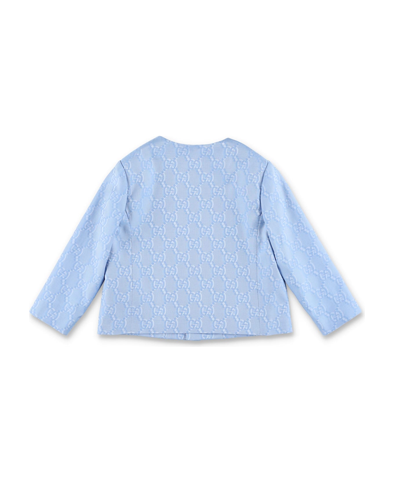 Gucci Kid - Gg Shadow Cotton Jacket - LIGHT BLUE