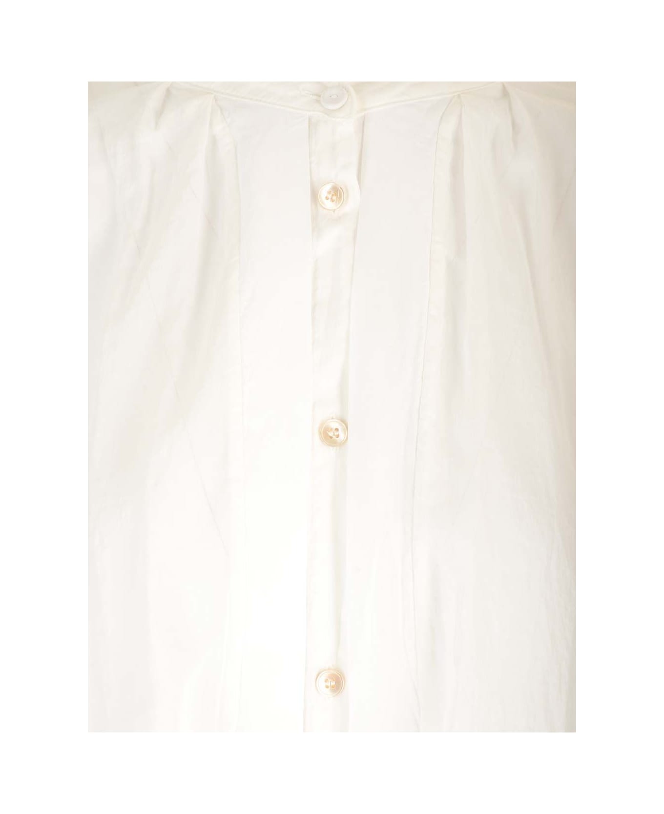 Forte_Forte Voile Bohemian-style Shirt - White