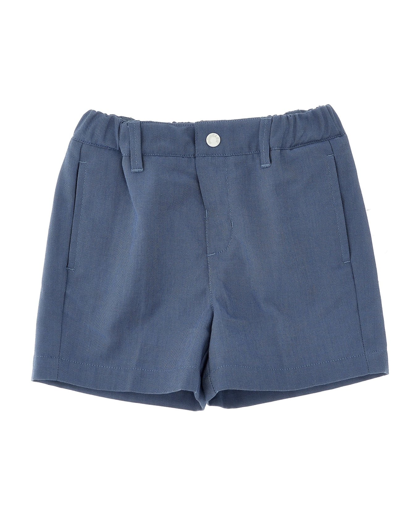 Moncler Chambray Shorts - Light Blue
