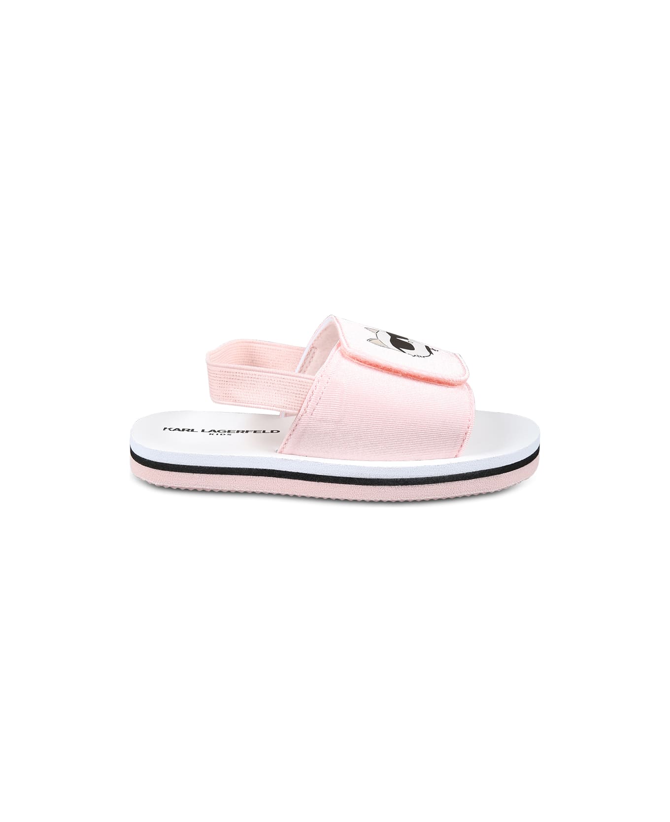 Karl Lagerfeld Kids Pink Sandals For Girl With Choupette - Pink