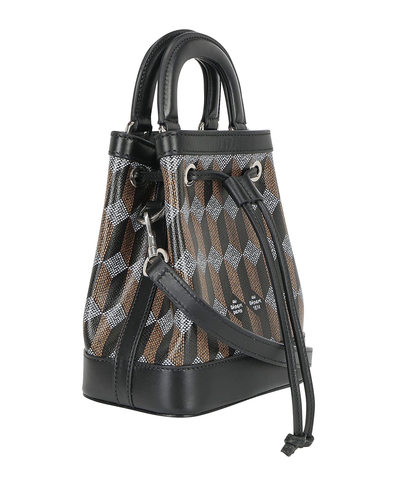 Au Départ Au Depart Bucket Bag - Black monogram