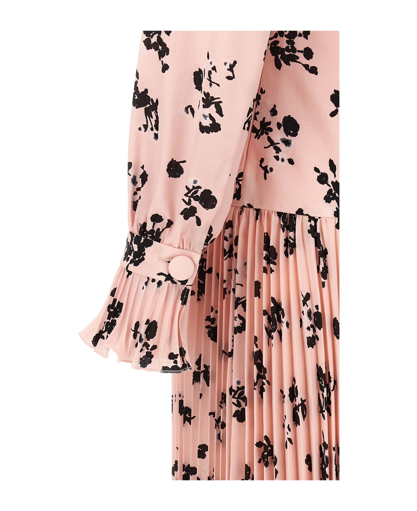 Alessandra Rich 'rose' Long Dress - Pink