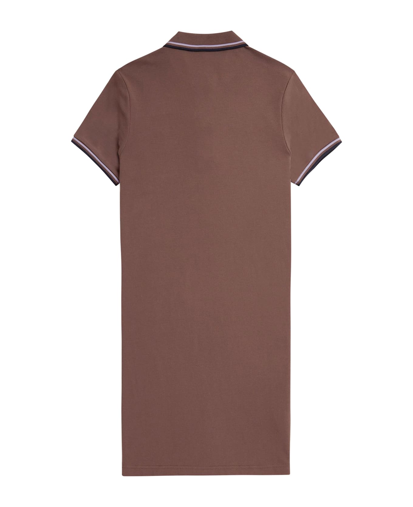 Fred Perry Stretch Cotton Polo Dress With Contrasting Profiles