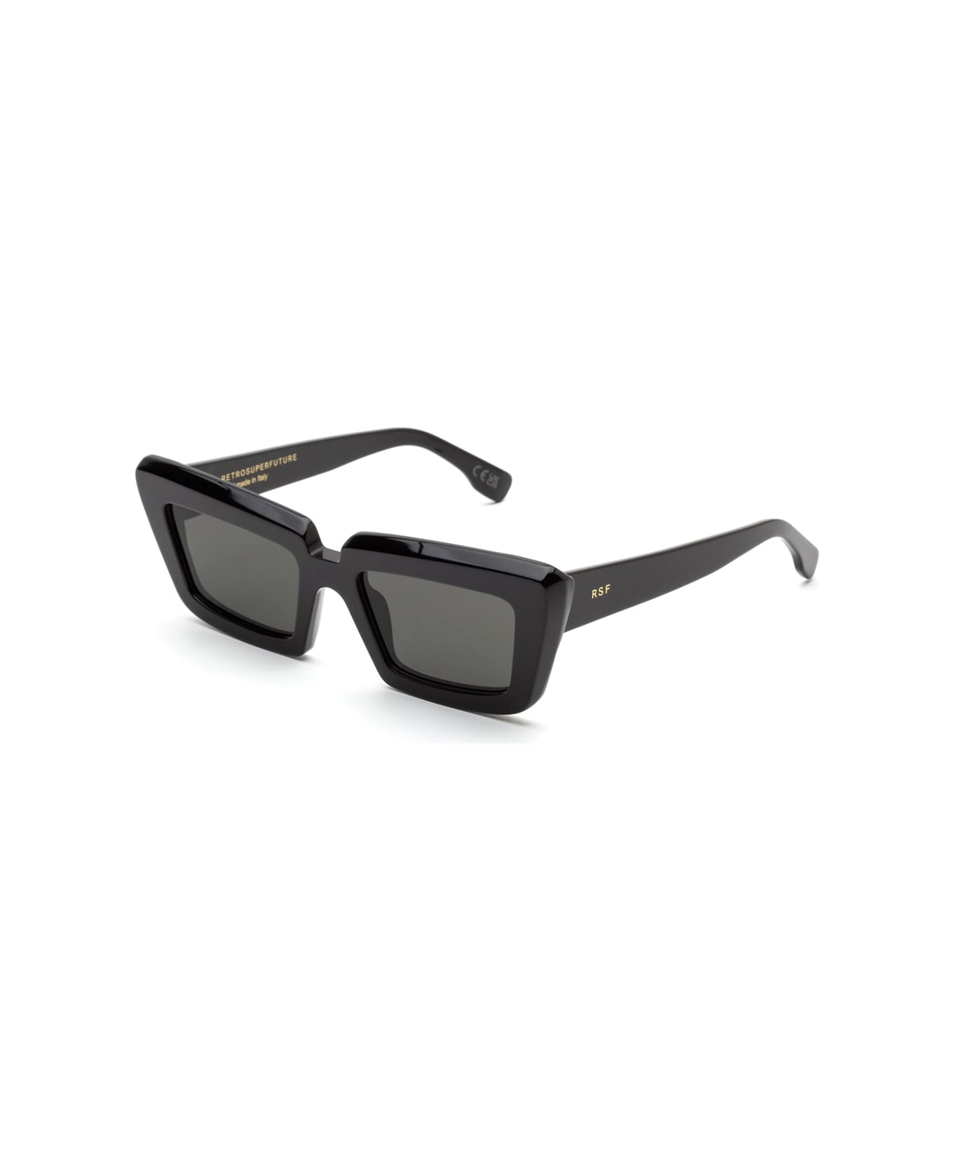 RETROSUPERFUTURE Coccodrillo Black Sunglasses - Nero